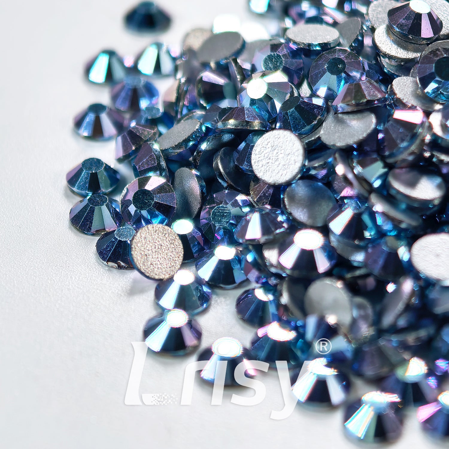 Blue Lotus Purple Flat Back Rhinestones FBRS230