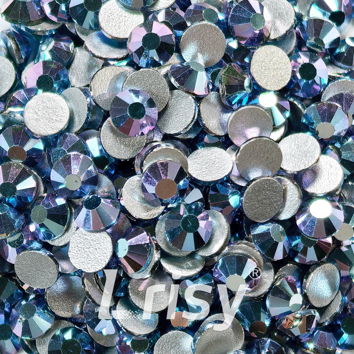 Blue Lotus Purple Flat Back Rhinestones FBRS230