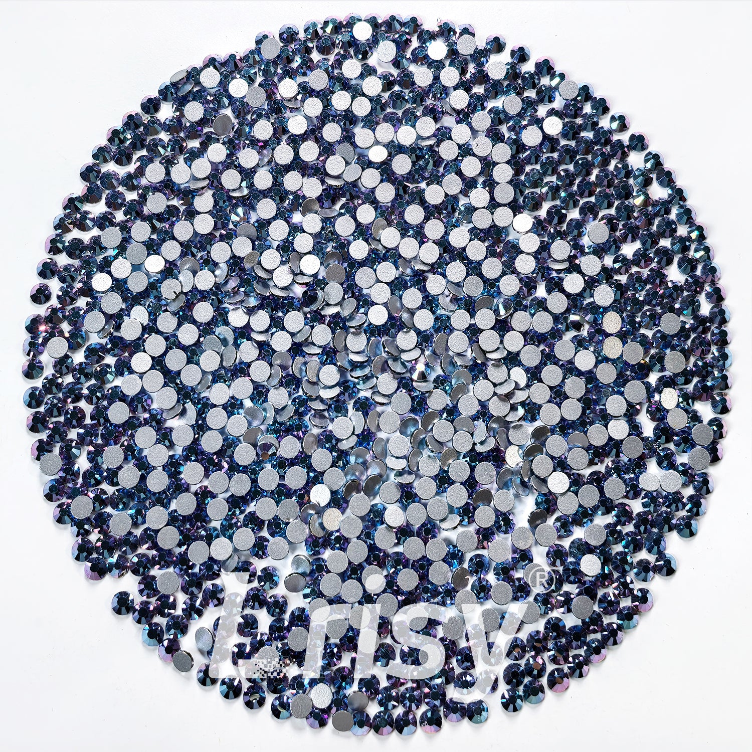 Blue Lotus Purple Flat Back Rhinestones FBRS230
