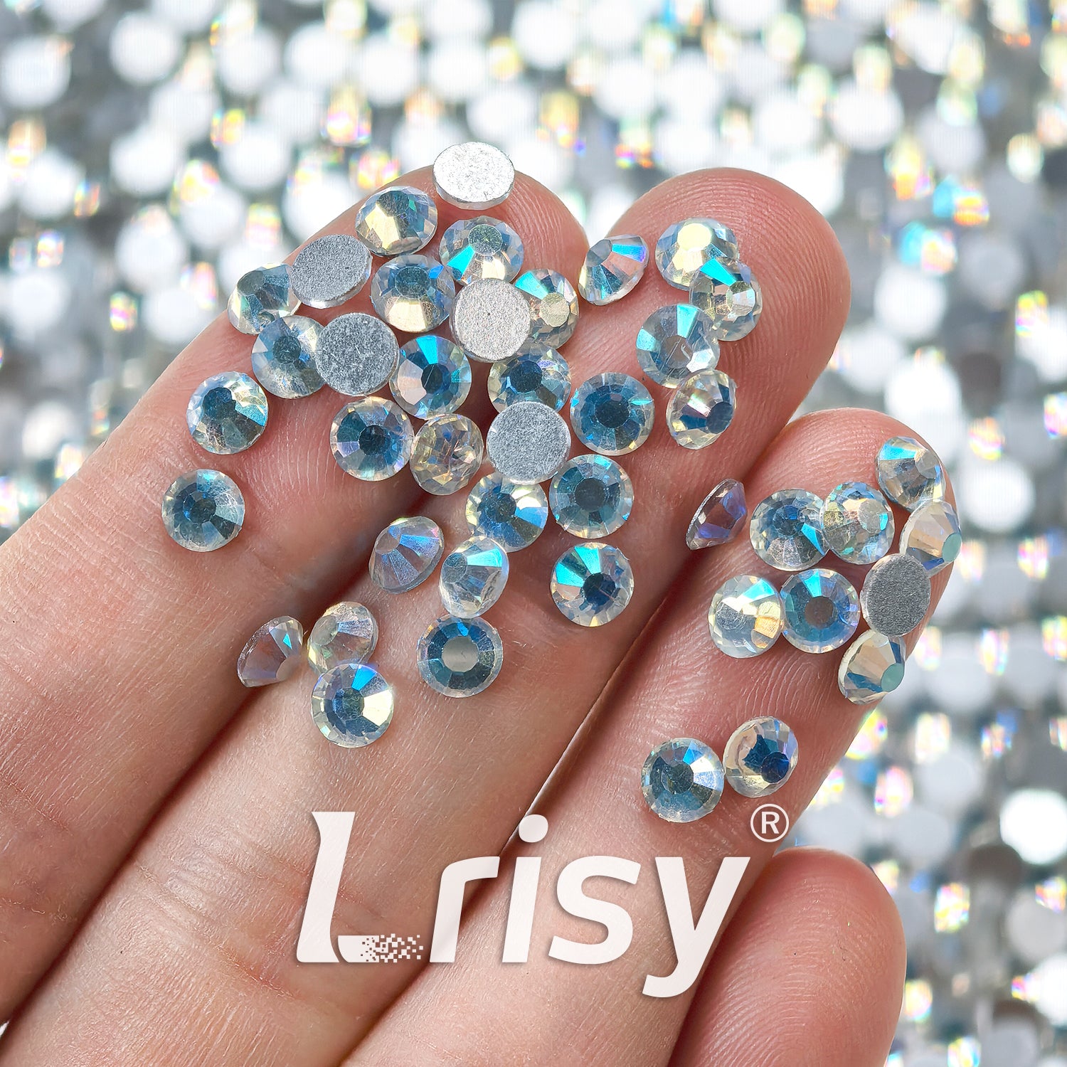 Moonlight(Light Blue) Flat Back Rhinestones FBRS234
