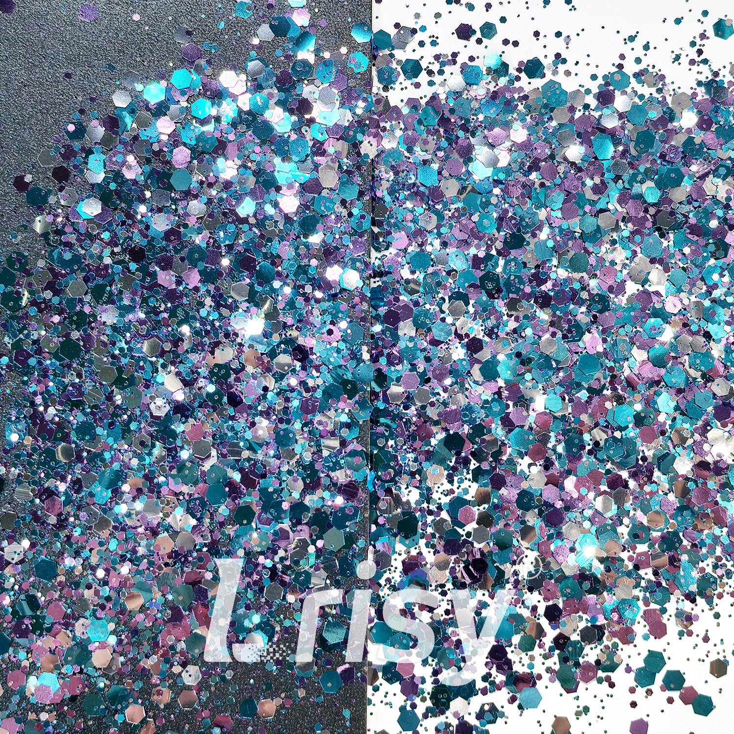 Cube Sugar Metallic Hexagon Custom Mixed Glitter FF03