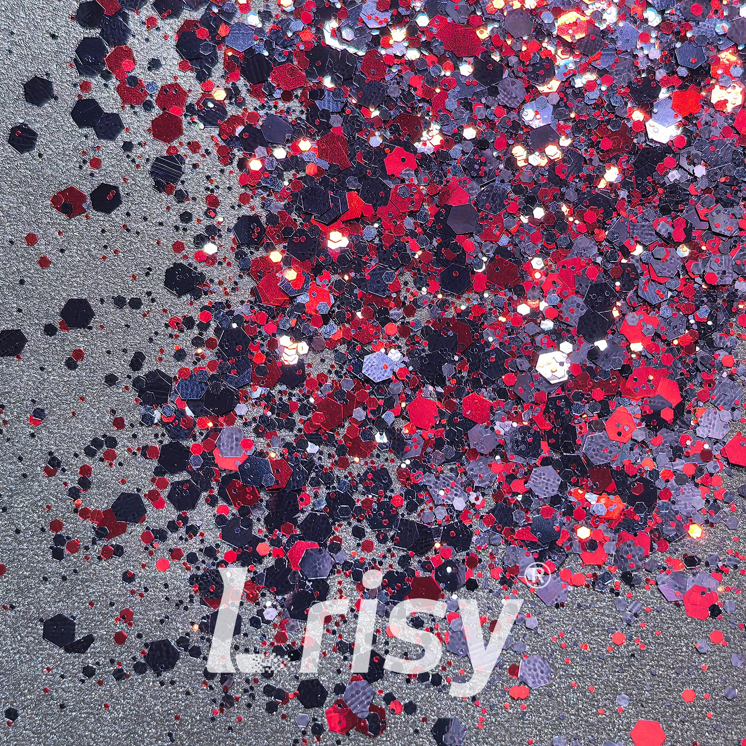 Devil Shadow Metallic Hexagon Custom Mixed Glitter FF07