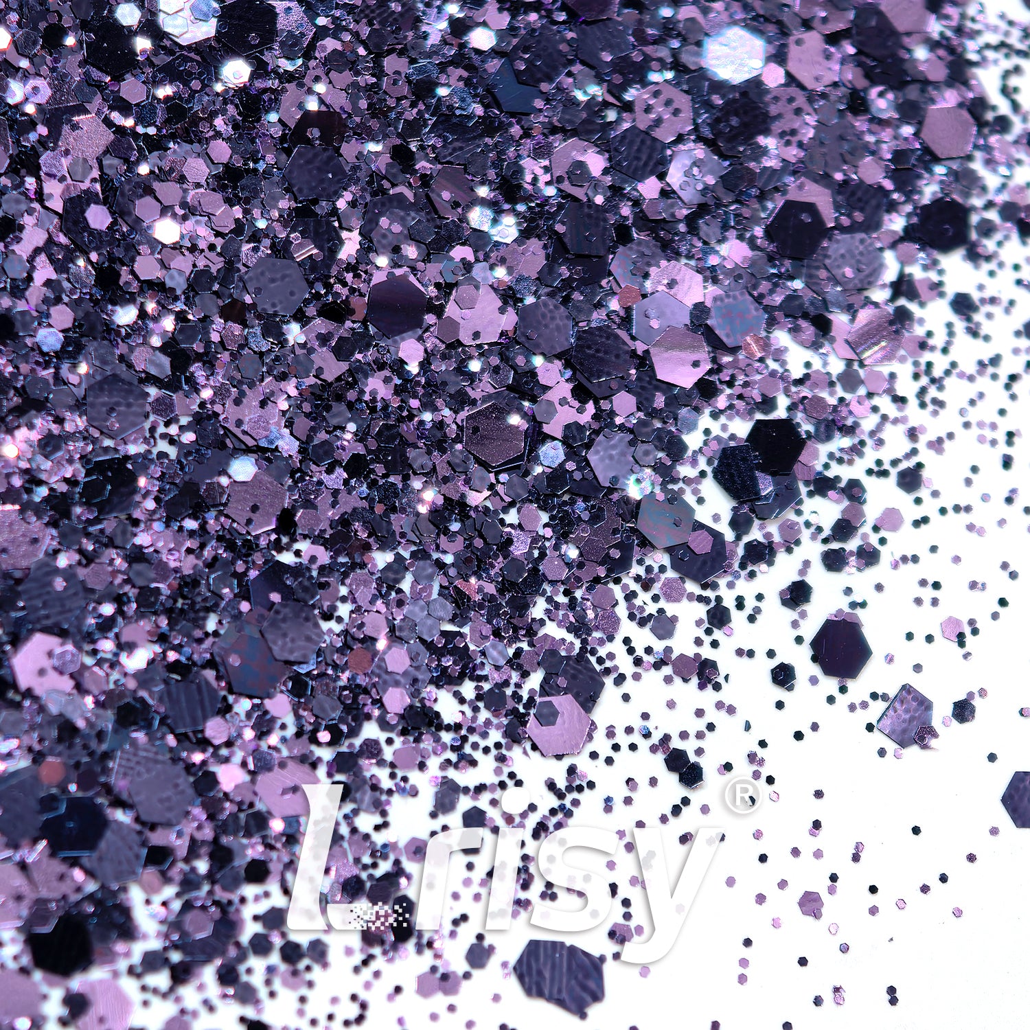 Perigord Truffle Metallic Hexagon Custom Mixed Glitter FF09