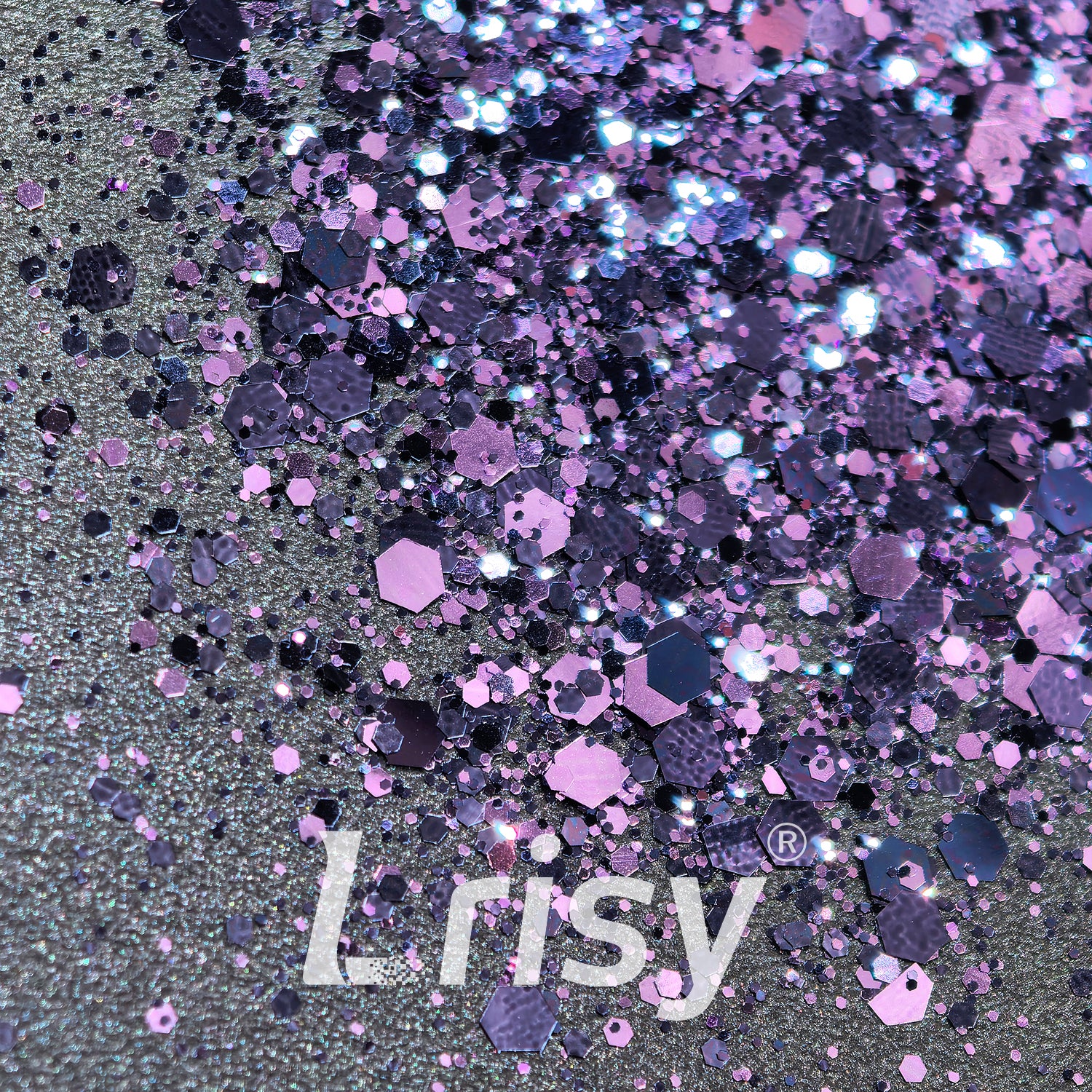 Perigord Truffle Metallic Hexagon Custom Mixed Glitter FF09