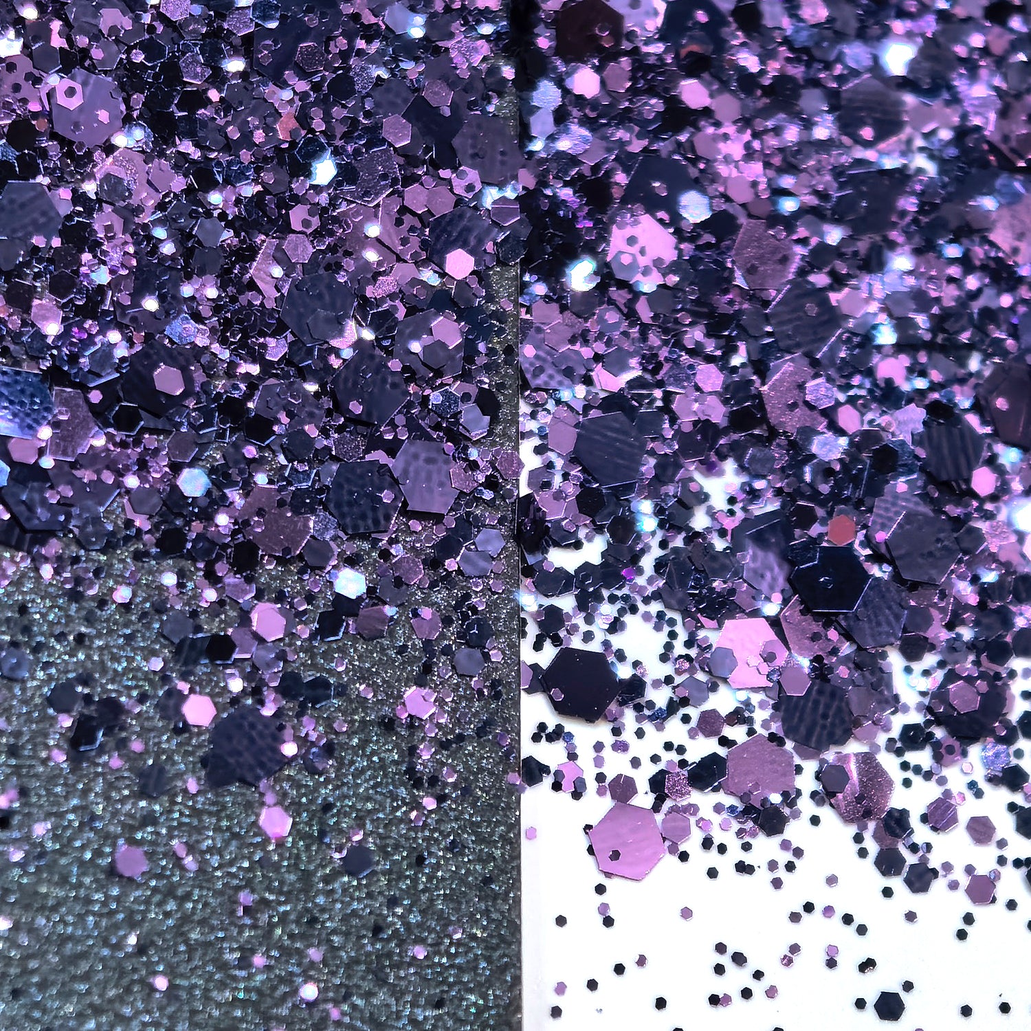 Perigord Truffle Metallic Hexagon Custom Mixed Glitter FF09