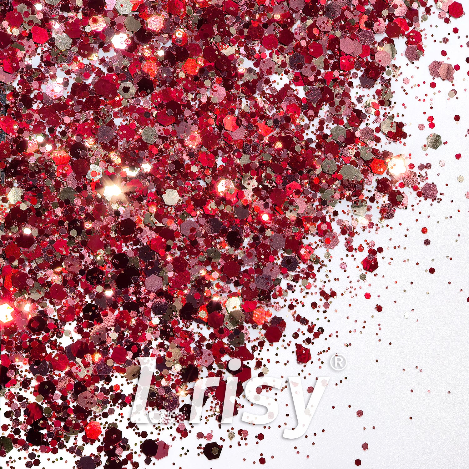 Sweet Tea Metallic Hexagon Custom Mixed Glitter FF12