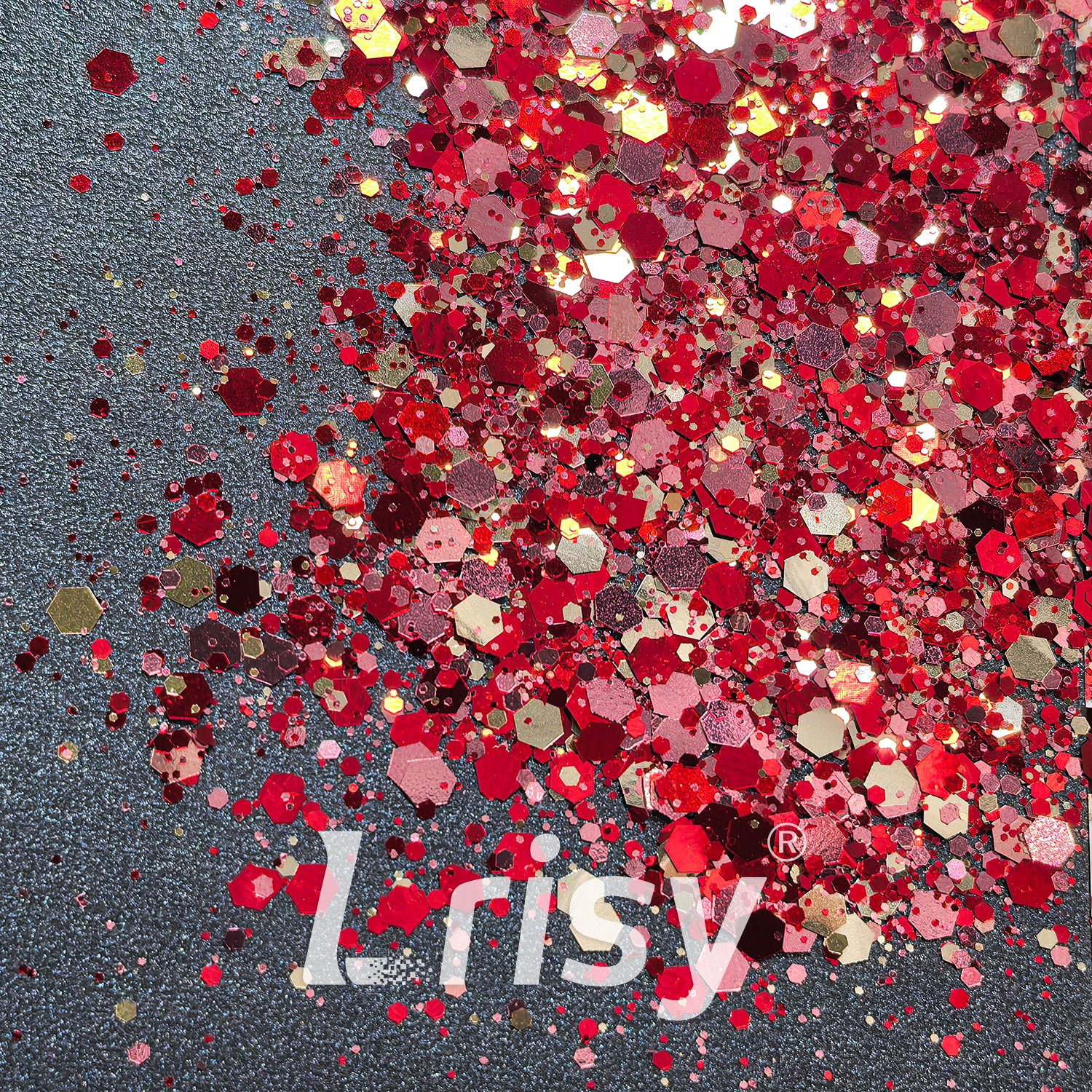 Sweet Tea Metallic Hexagon Custom Mixed Glitter FF12