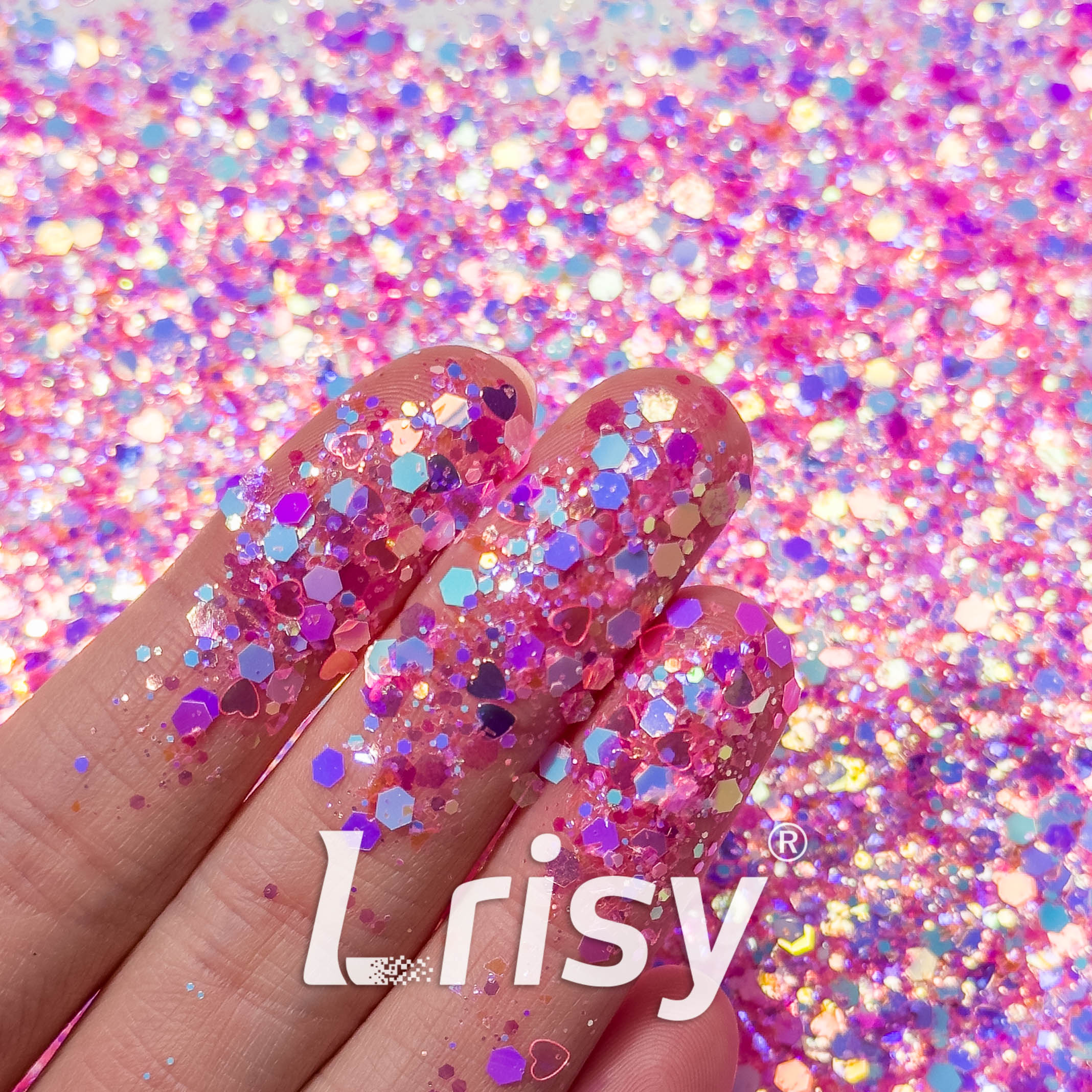 For The Love Of Holo Custom Mixed Glitter WAL612 (By lookwhattashmade)