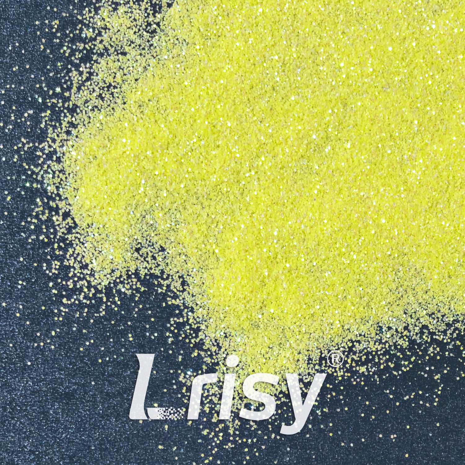 0.2mm Solvent Resistance Iridescent Yellow Glitter GH8212AG