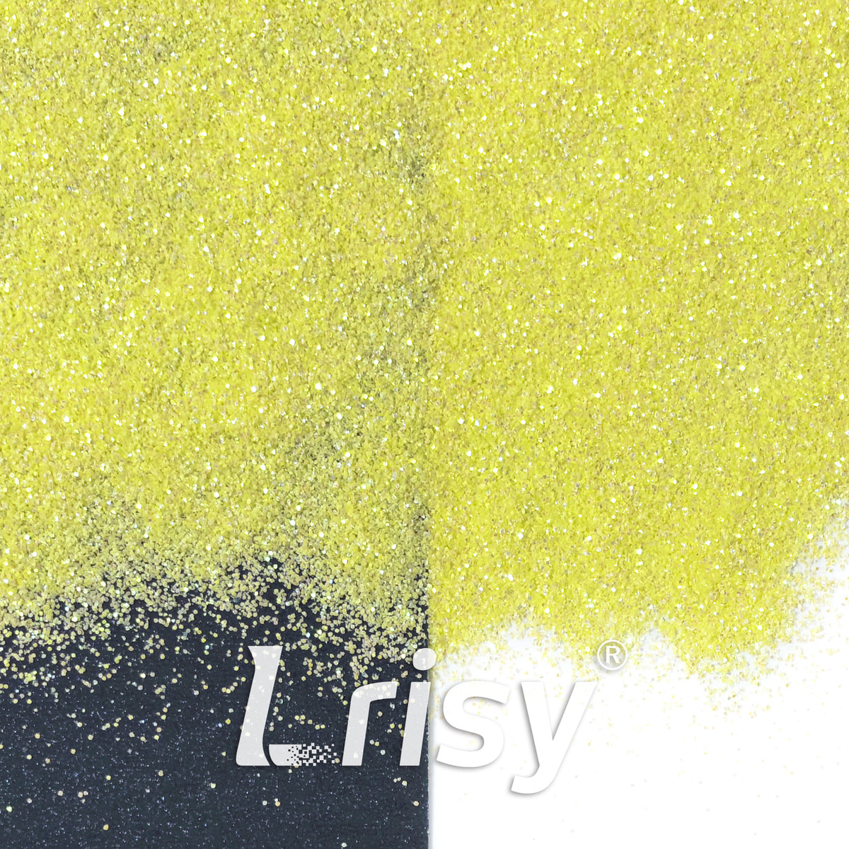 0.2mm Solvent Resistance Iridescent Yellow Glitter GH8212AG