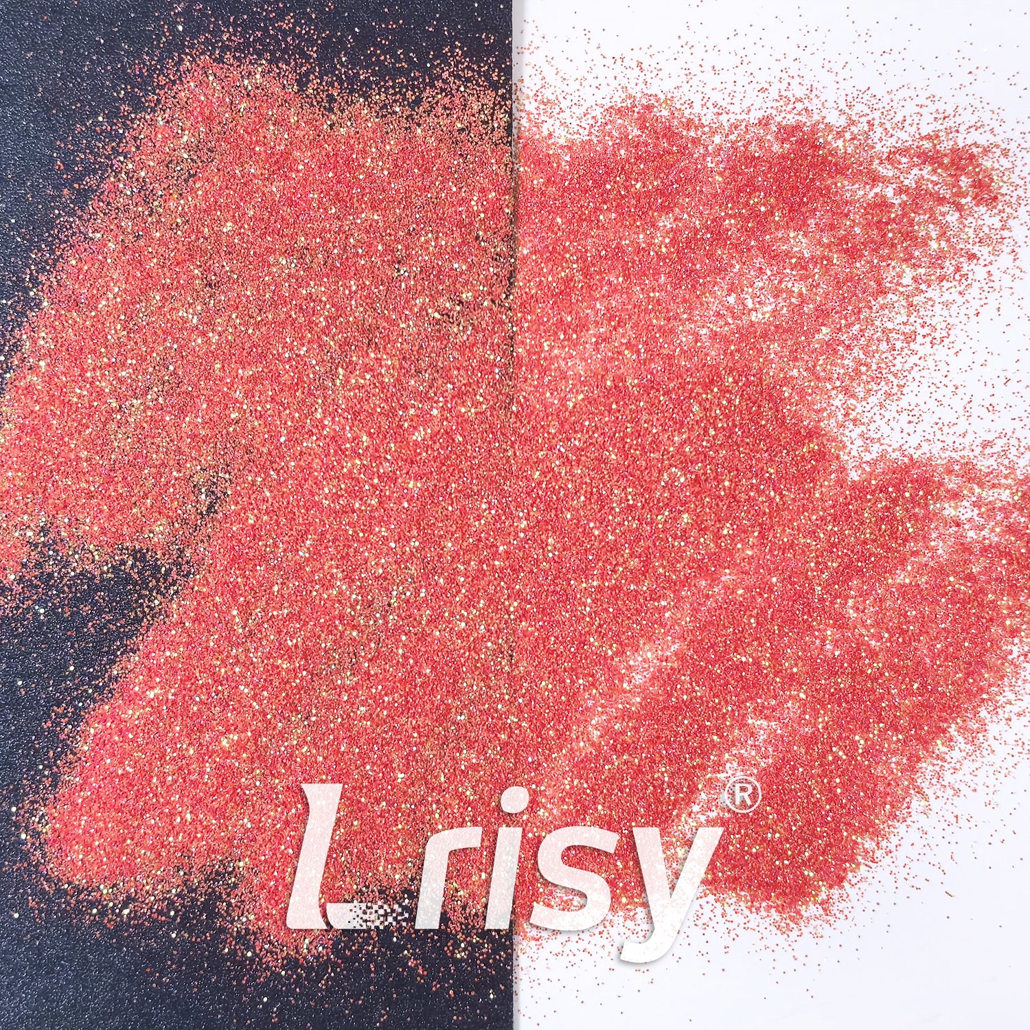 0.2mm Solvent Resistance Iridescent Rose Red Glitter GH8227AG