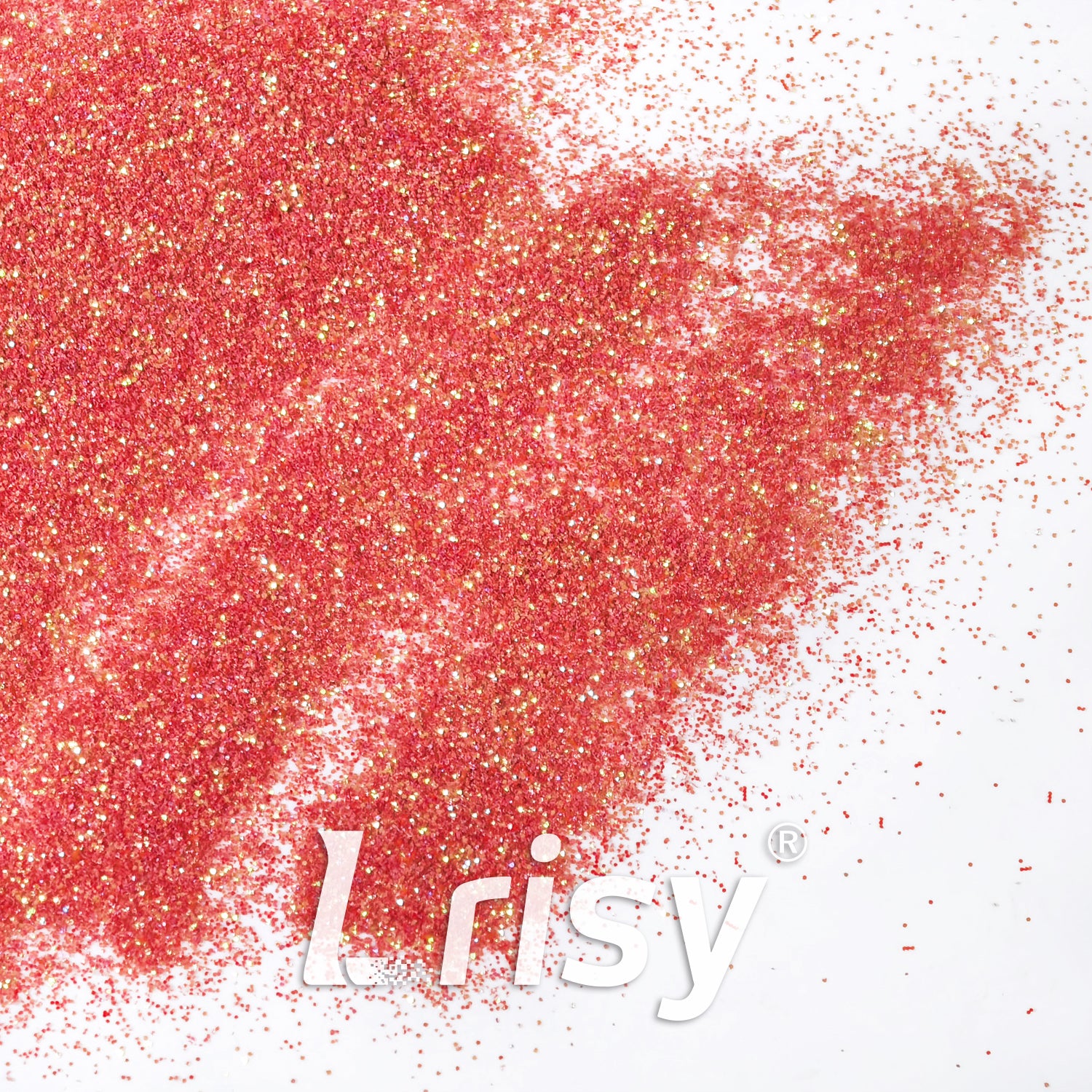 0.2mm Solvent Resistance Iridescent Rose Red Glitter GH8227AG
