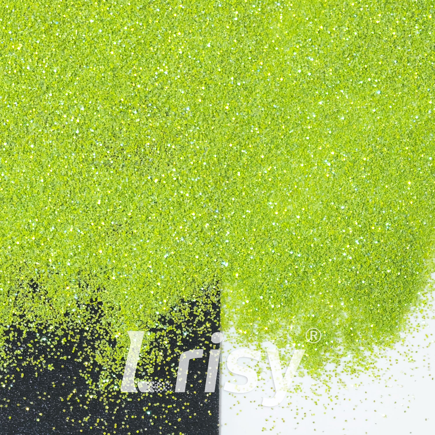 0.2mm Solvent Resistance Iridescent Grass Green Glitter GH8234AG