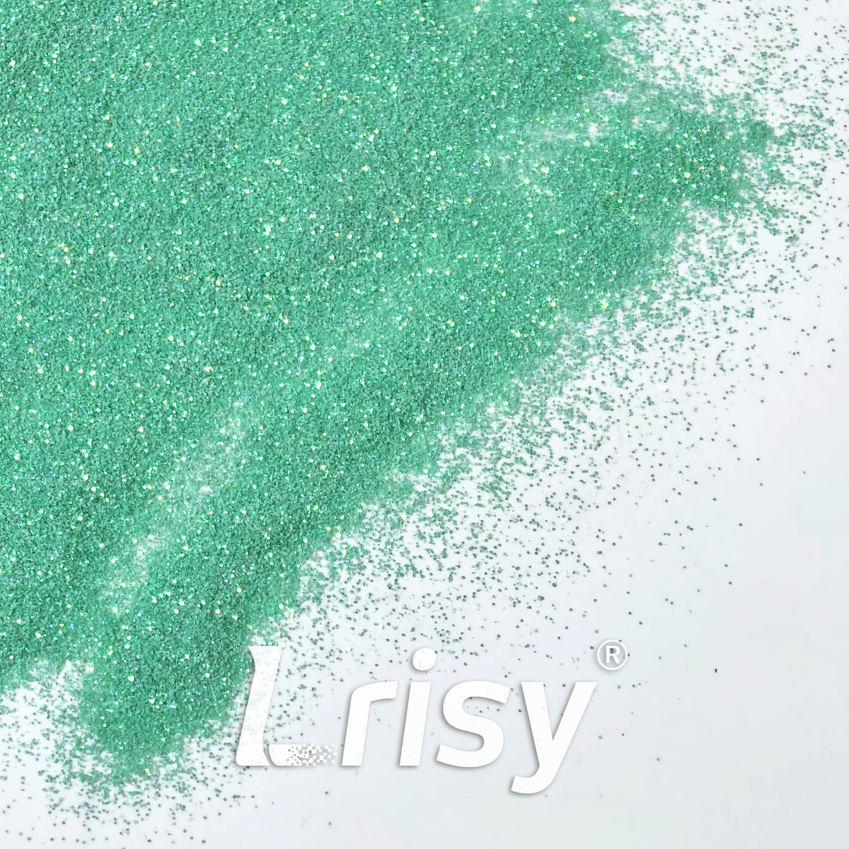 0.2mm Solvent Resistance Iridescent Mint Green Glitter GH8235AG