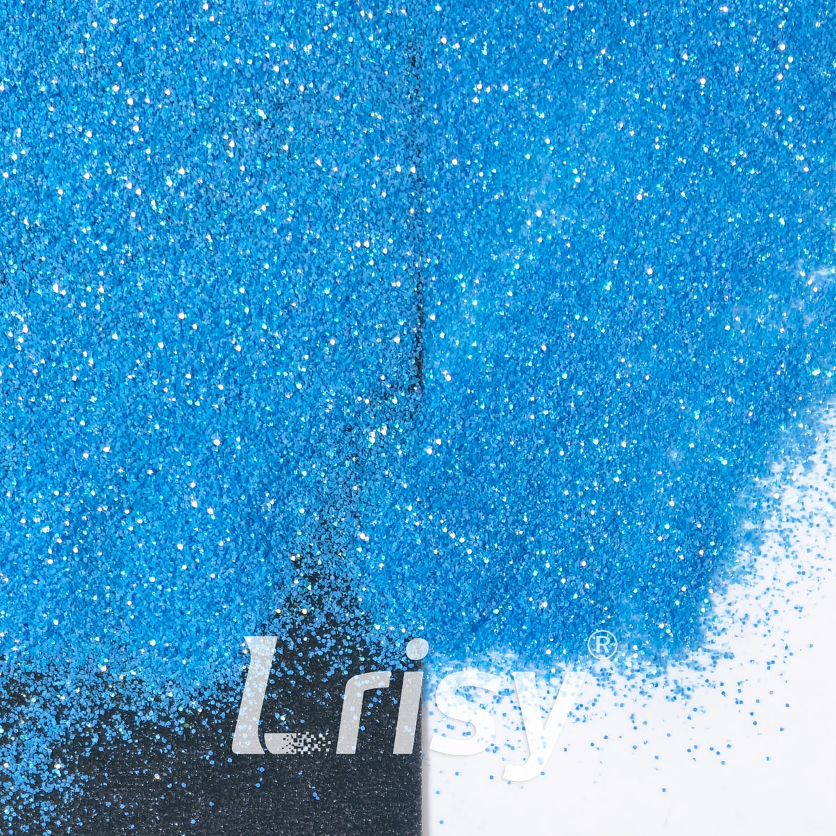0.2mm Solvent Resistance Iridescent Sky Blue Glitter GH8241AG