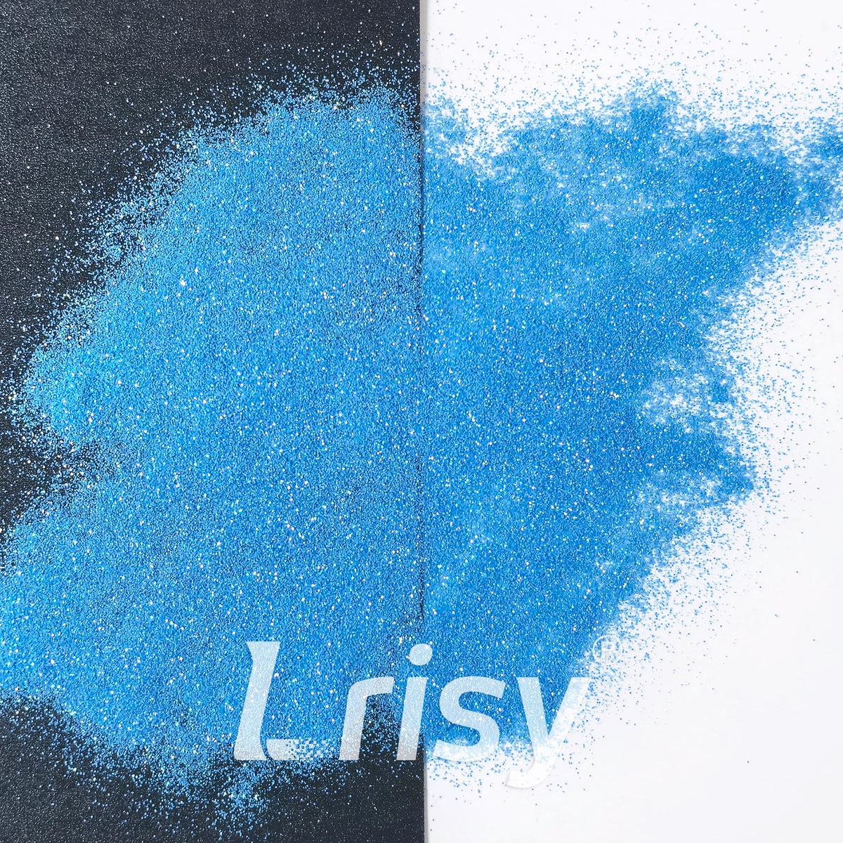 0.2mm Solvent Resistance Iridescent Sky Blue Glitter GH8241AG