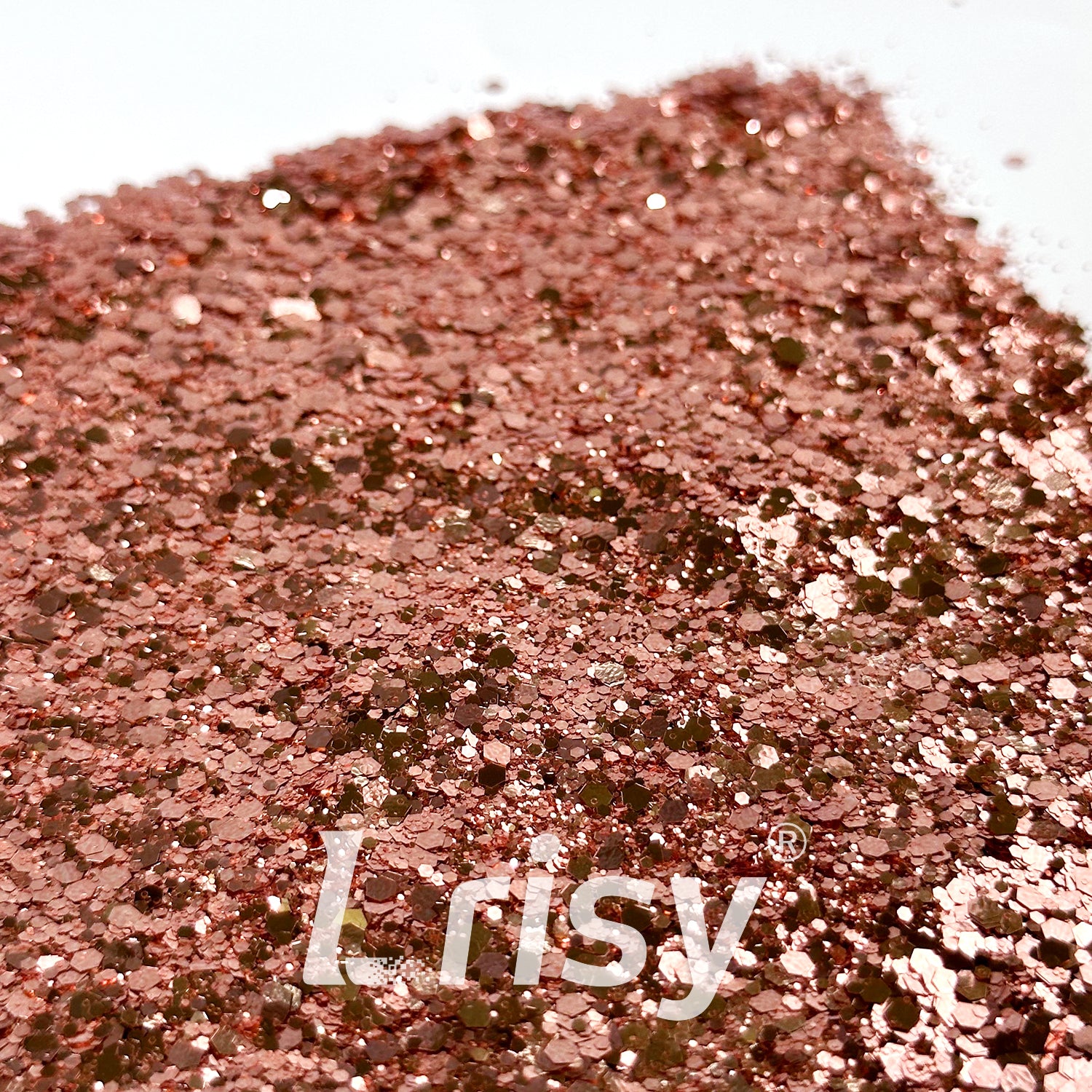 General Mixed Solvent Resistance Crystal Rose Red&Pink Pure Color Glitter GH8502AC