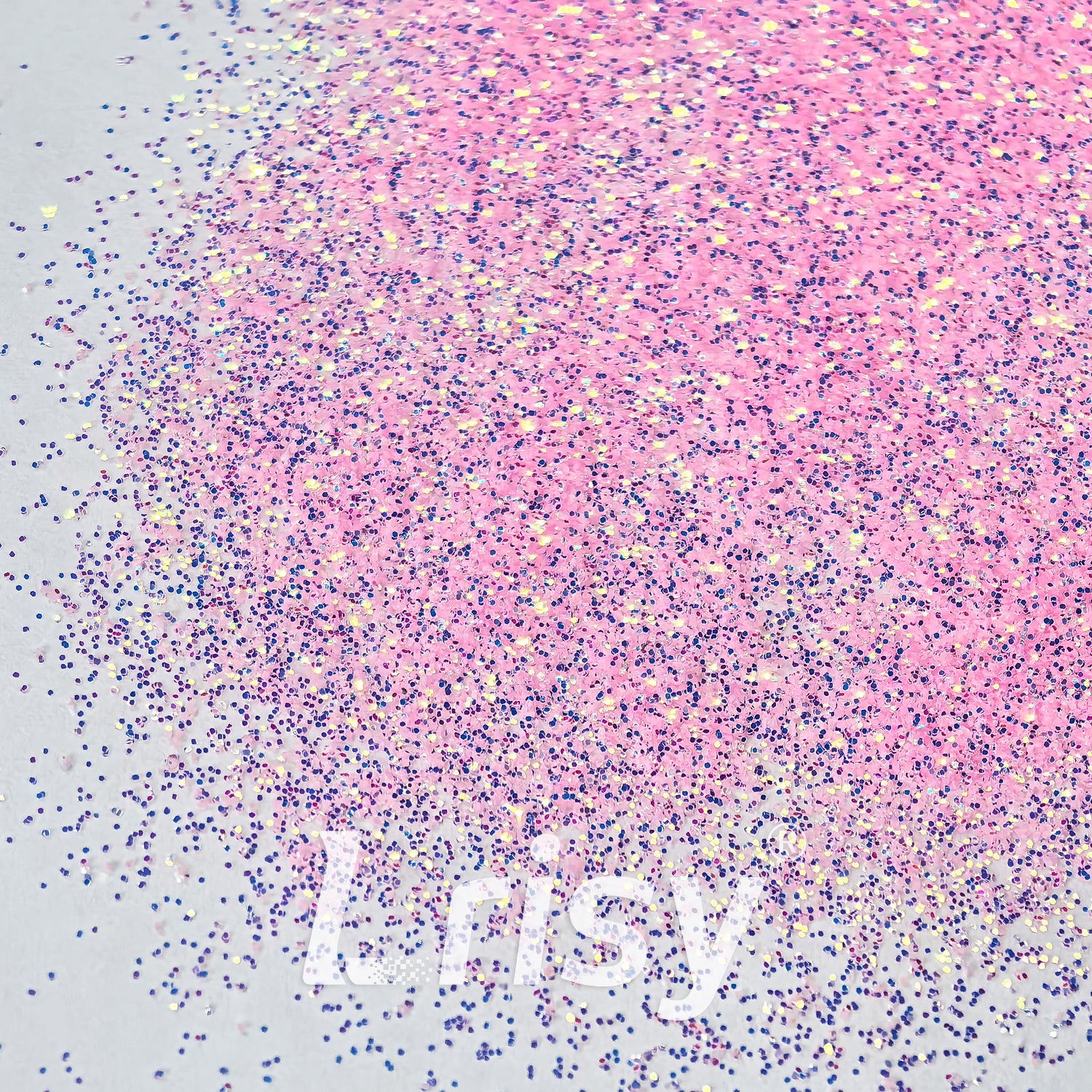 0.2mm High Brightness Translucent Iridescent Pink Glitter HB801