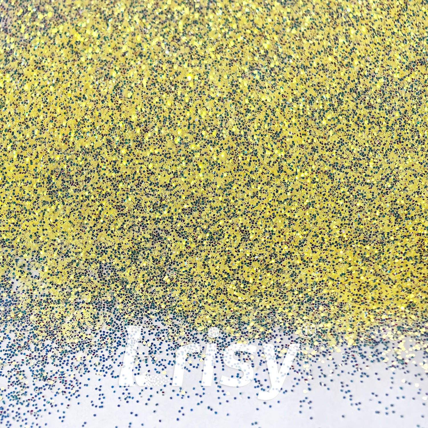 0.2mm High Brightness Translucent Iridescent Yellow Glitter HB805