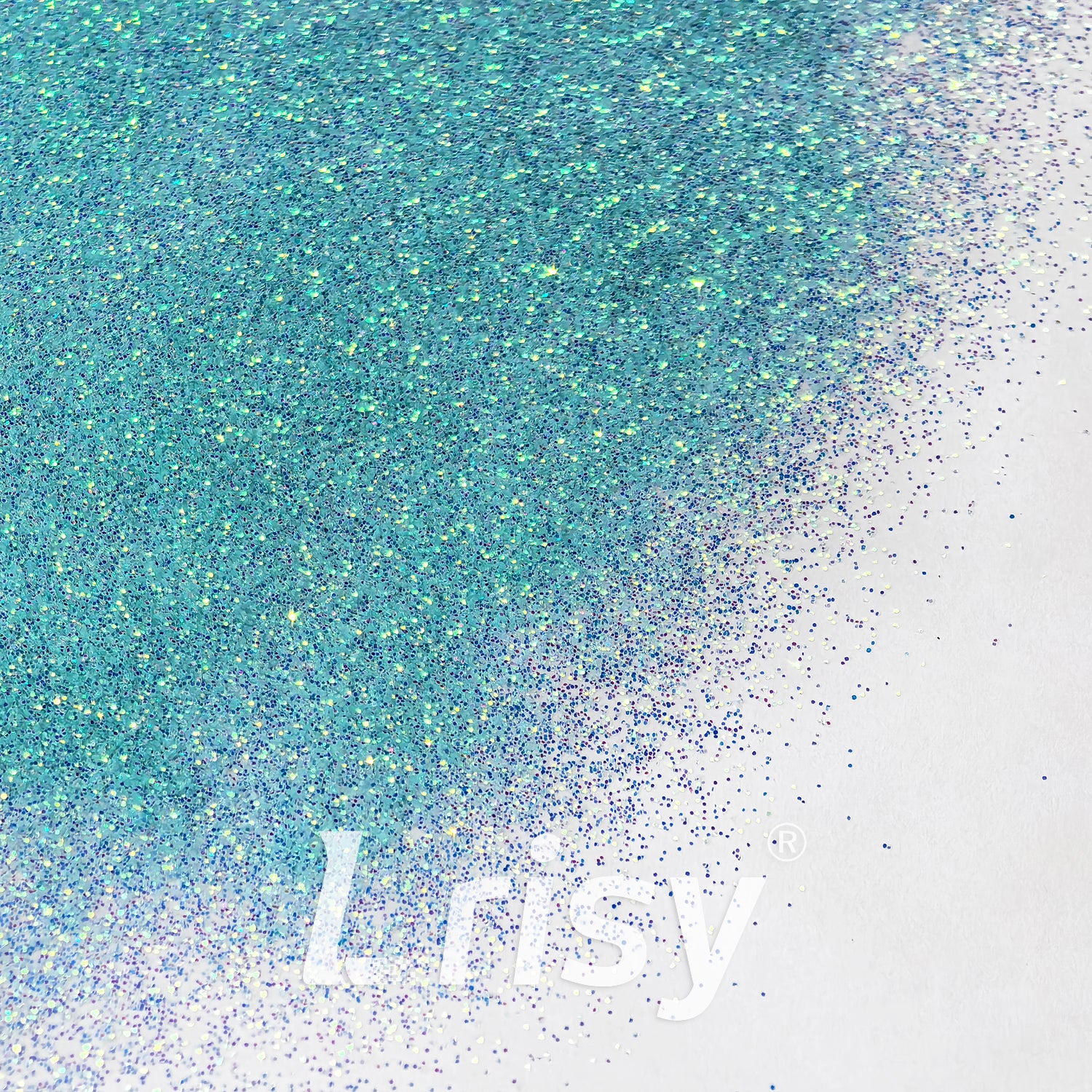 0.2mm High Brightness Translucent Iridescent Lake Blue Glitter HB806