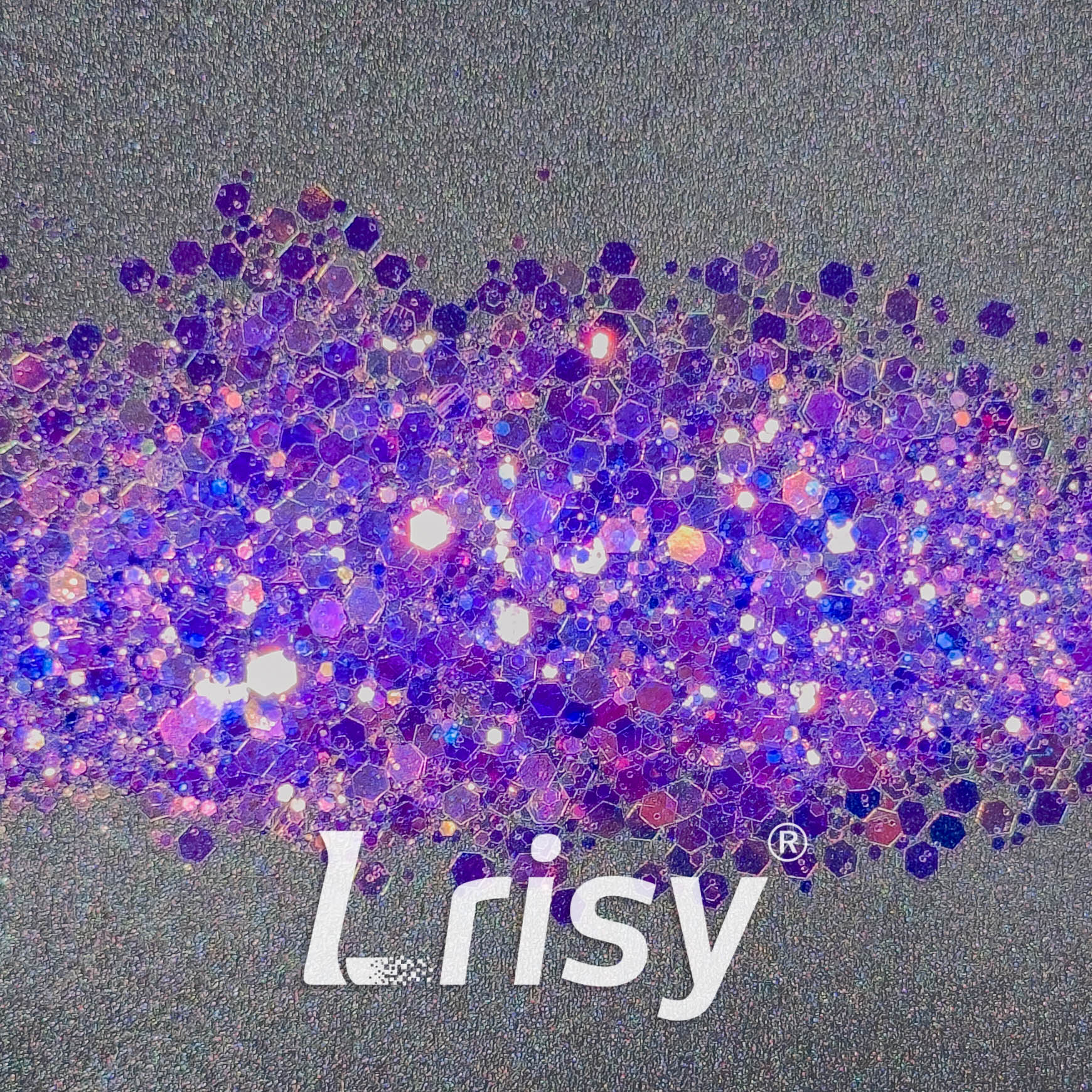 General Mixed High Brightness Iridescent Purple Glitter HX1811