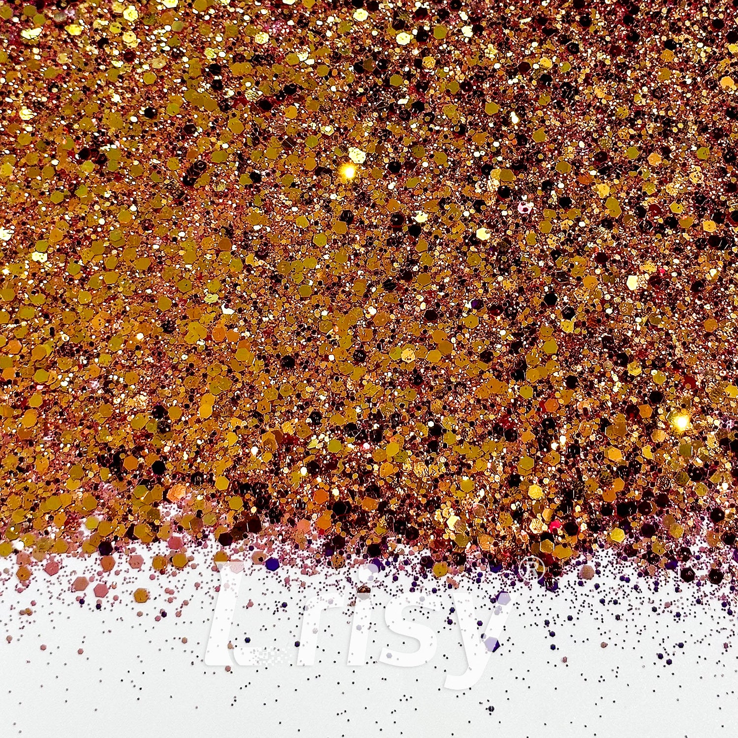 General Mixed High Brightness Rose Red Color Shift Glitter 1903