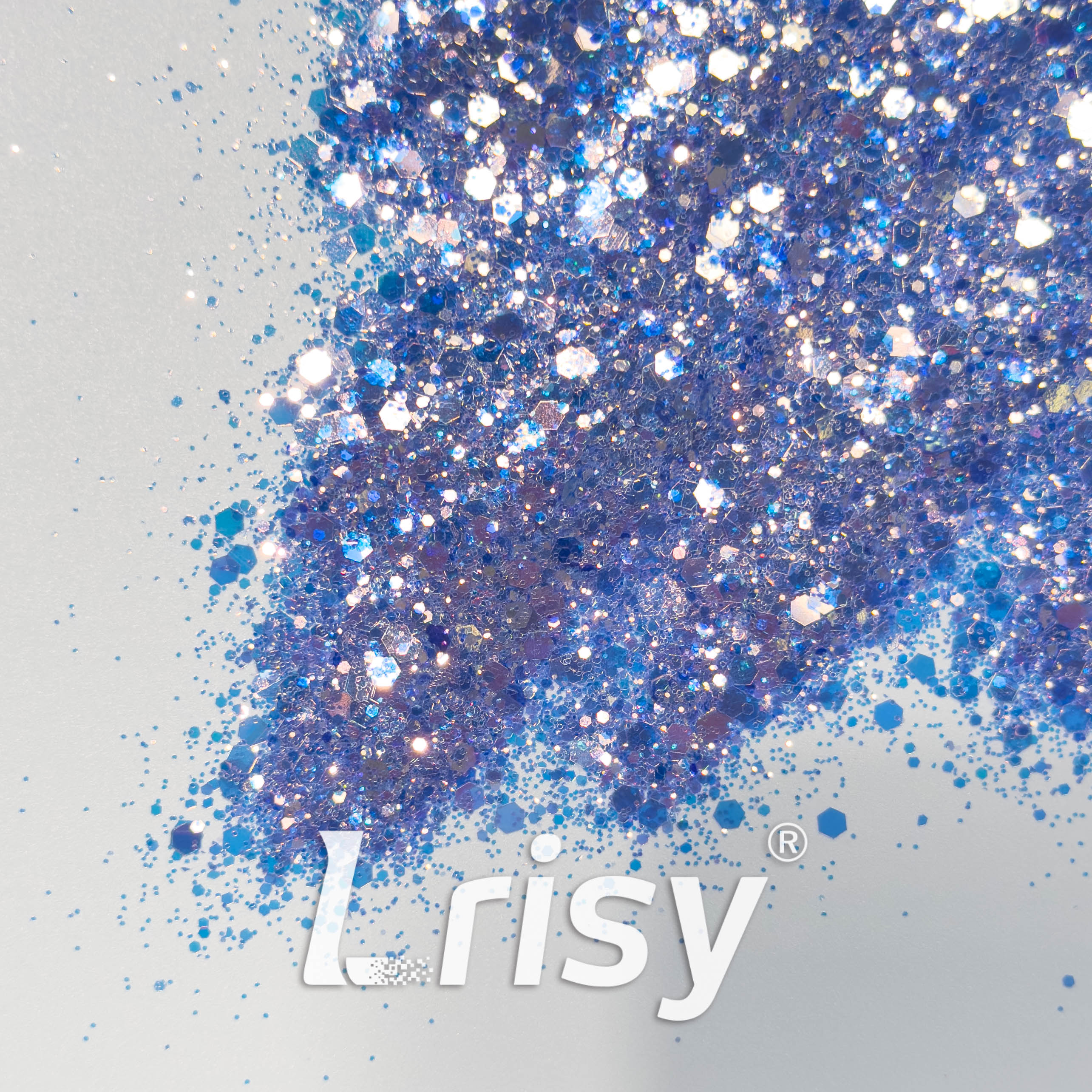 General Mixed High Brightness Blue Glitter HX6812