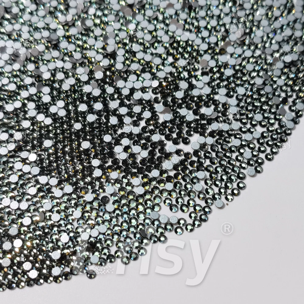 1.9-2.1mm Grey Flat back Rhinestones FBRS021