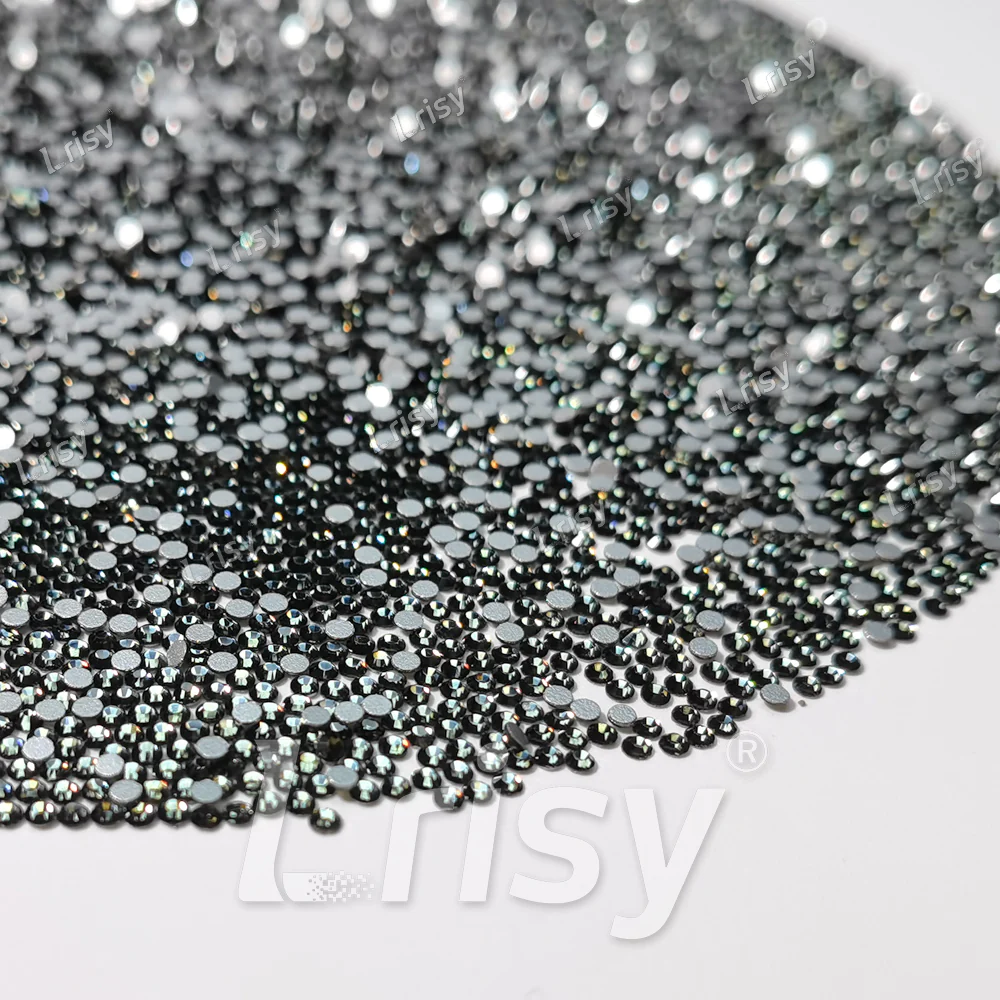 1.9-2.1mm Grey Flat back Rhinestones FBRS021