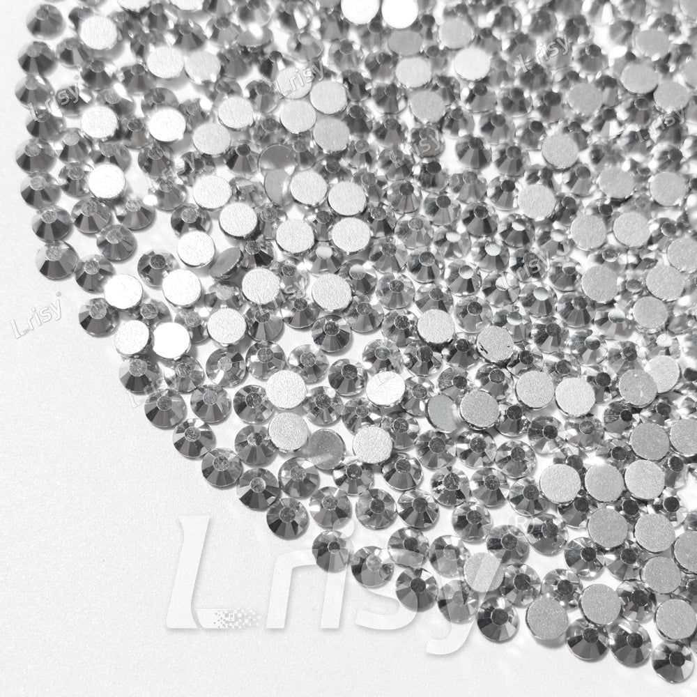 (O)Silver Ore Flat back Rhinestones FBRS035