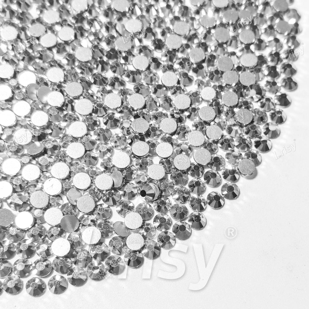 (O)Silver Ore Flat back Rhinestones FBRS035