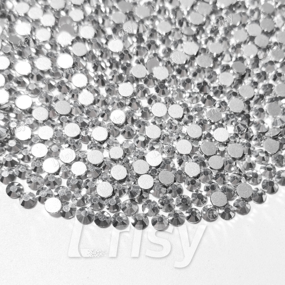(O)Silver Ore Flat back Rhinestones FBRS035