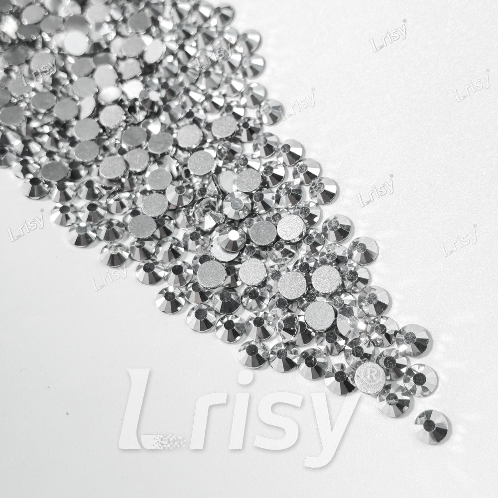 (O)Silver Ore Flat back Rhinestones FBRS035