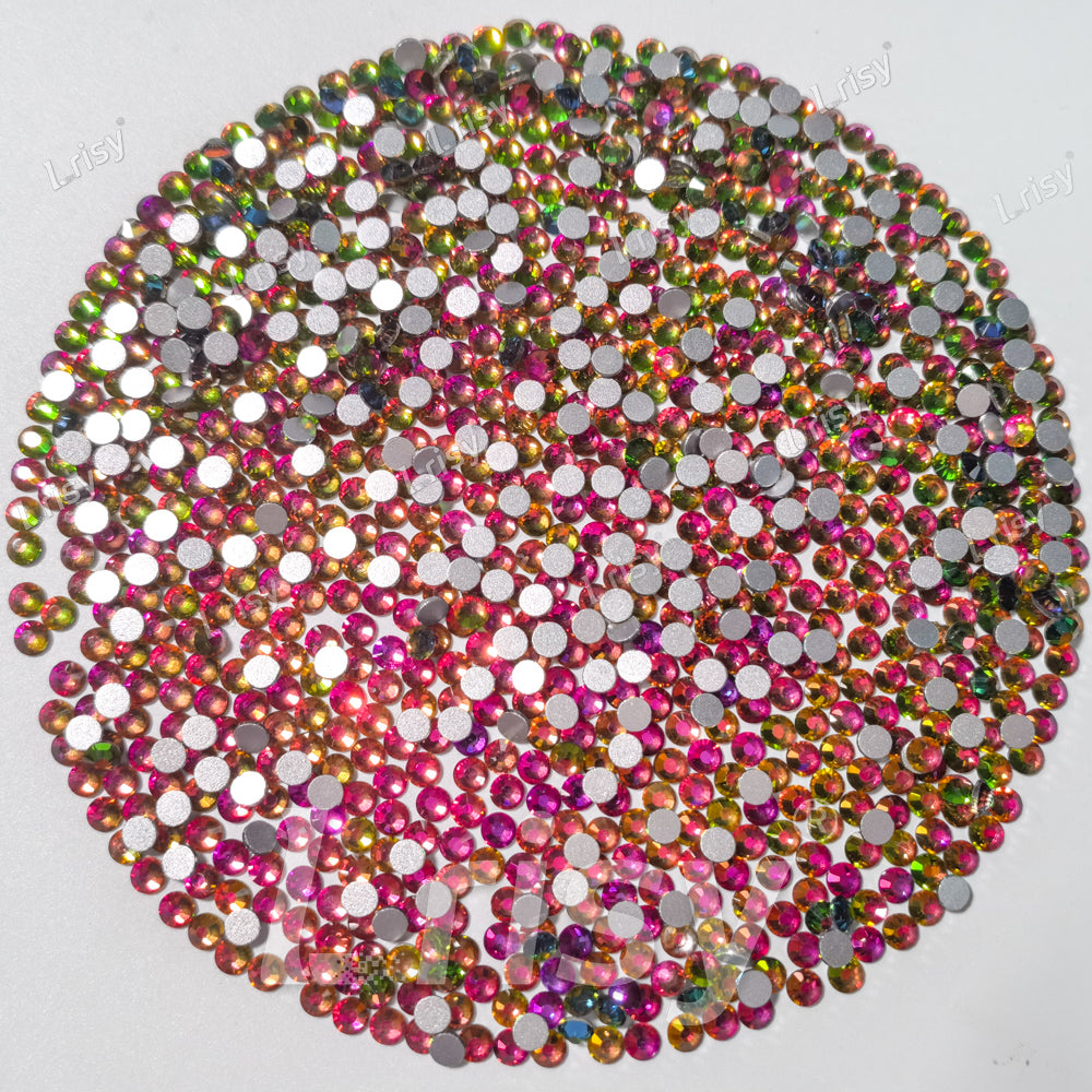 (O)Changing Flame Flat back Rhinestones FBRS032