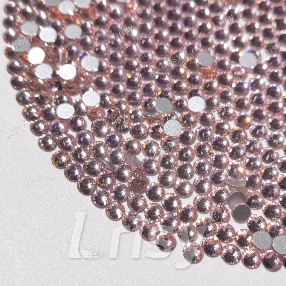 (O)Light Pink Flat back Rhinestones FBRS024