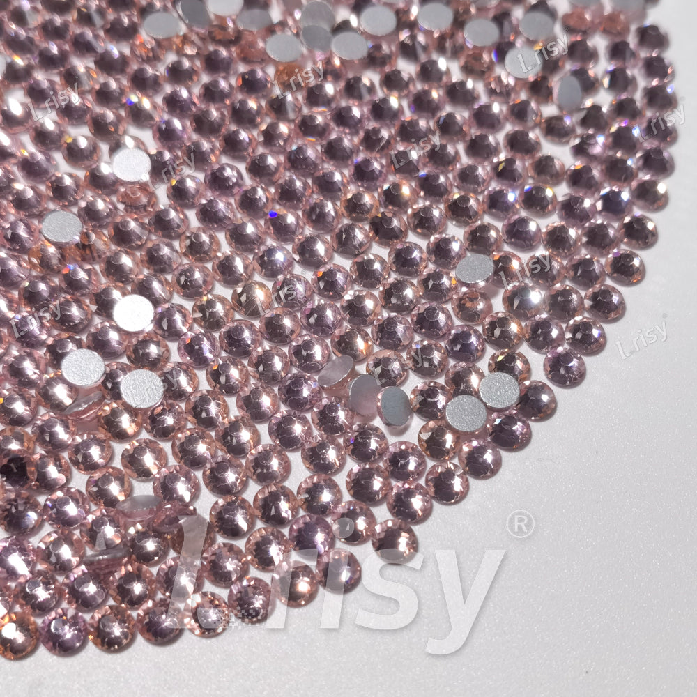 (O)Light Pink Flat back Rhinestones FBRS024