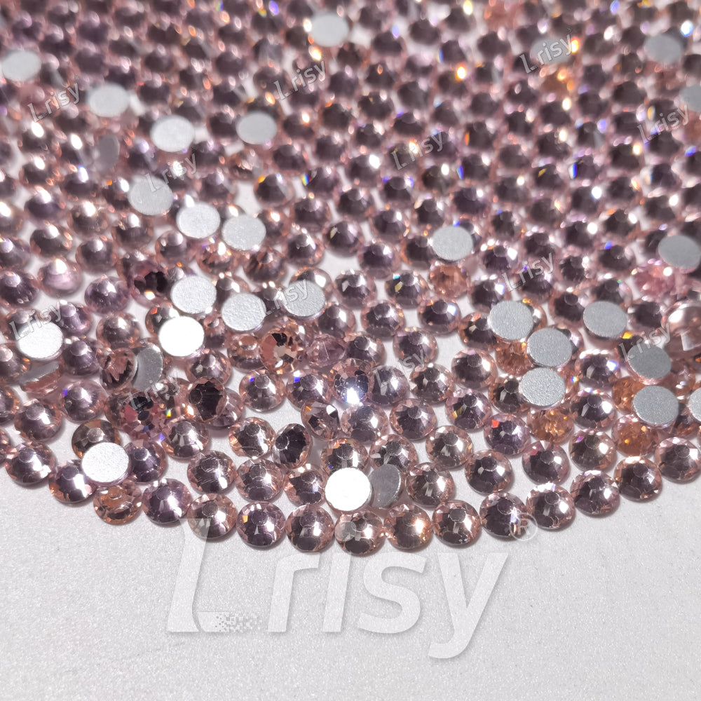 (O)Light Pink Flat back Rhinestones FBRS024