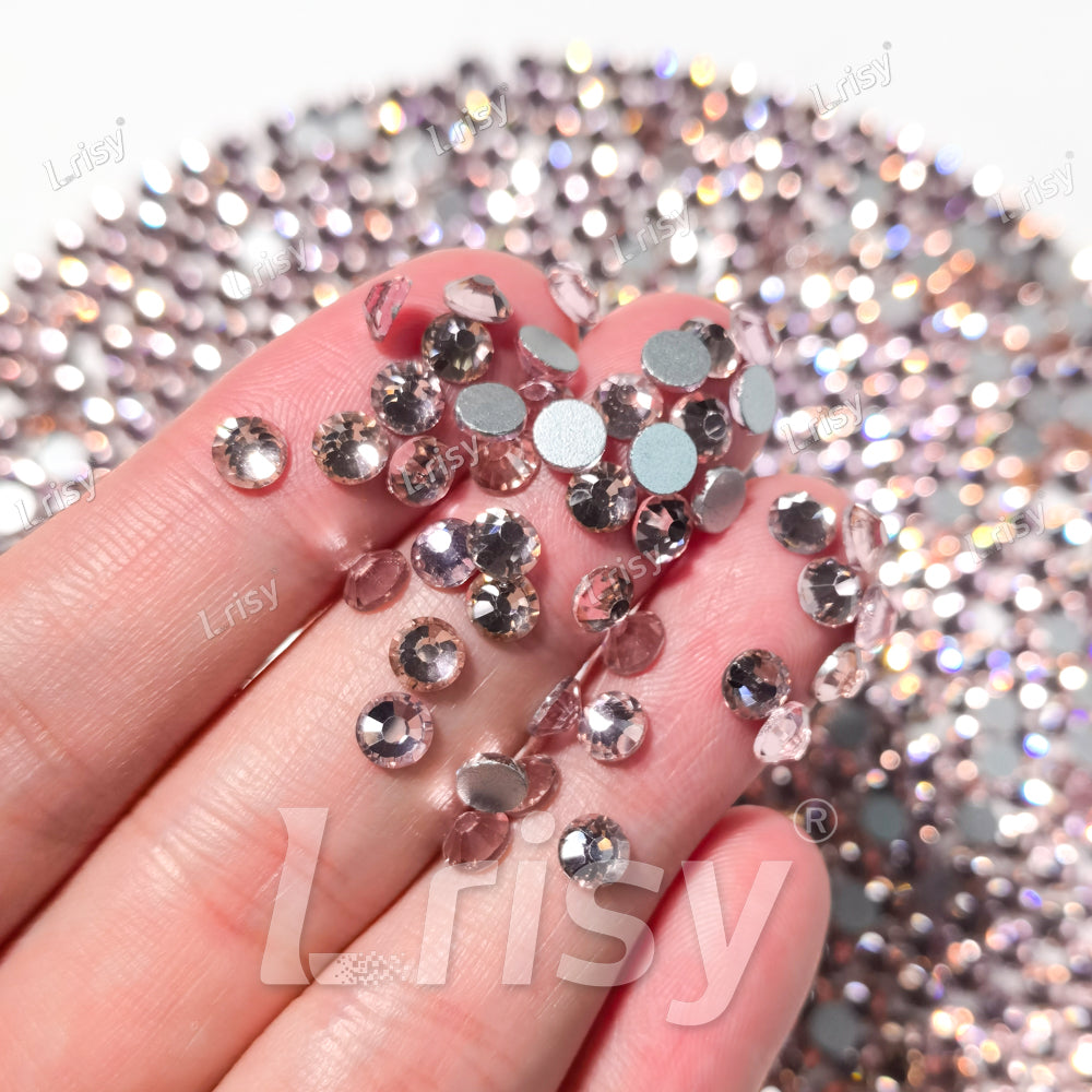 (O)Light Pink Flat back Rhinestones FBRS024