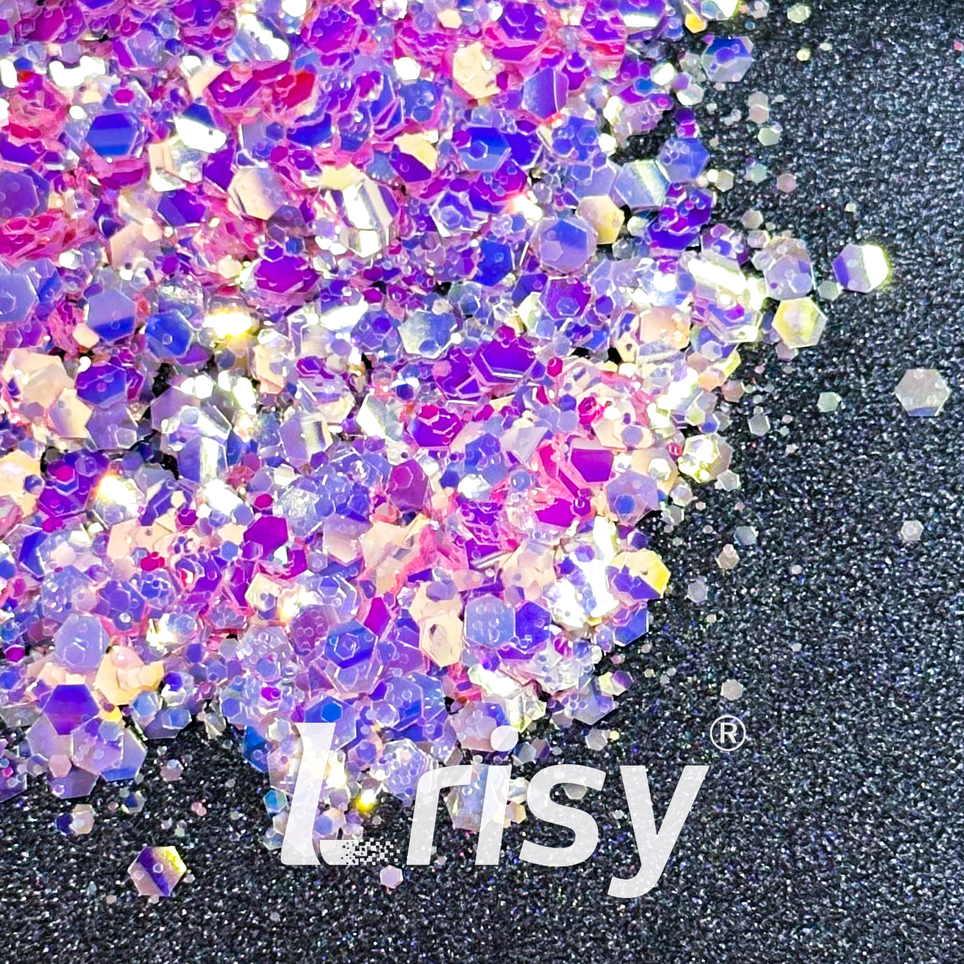 General Mixed High Brightness Iridescent Purple Glitter HB801