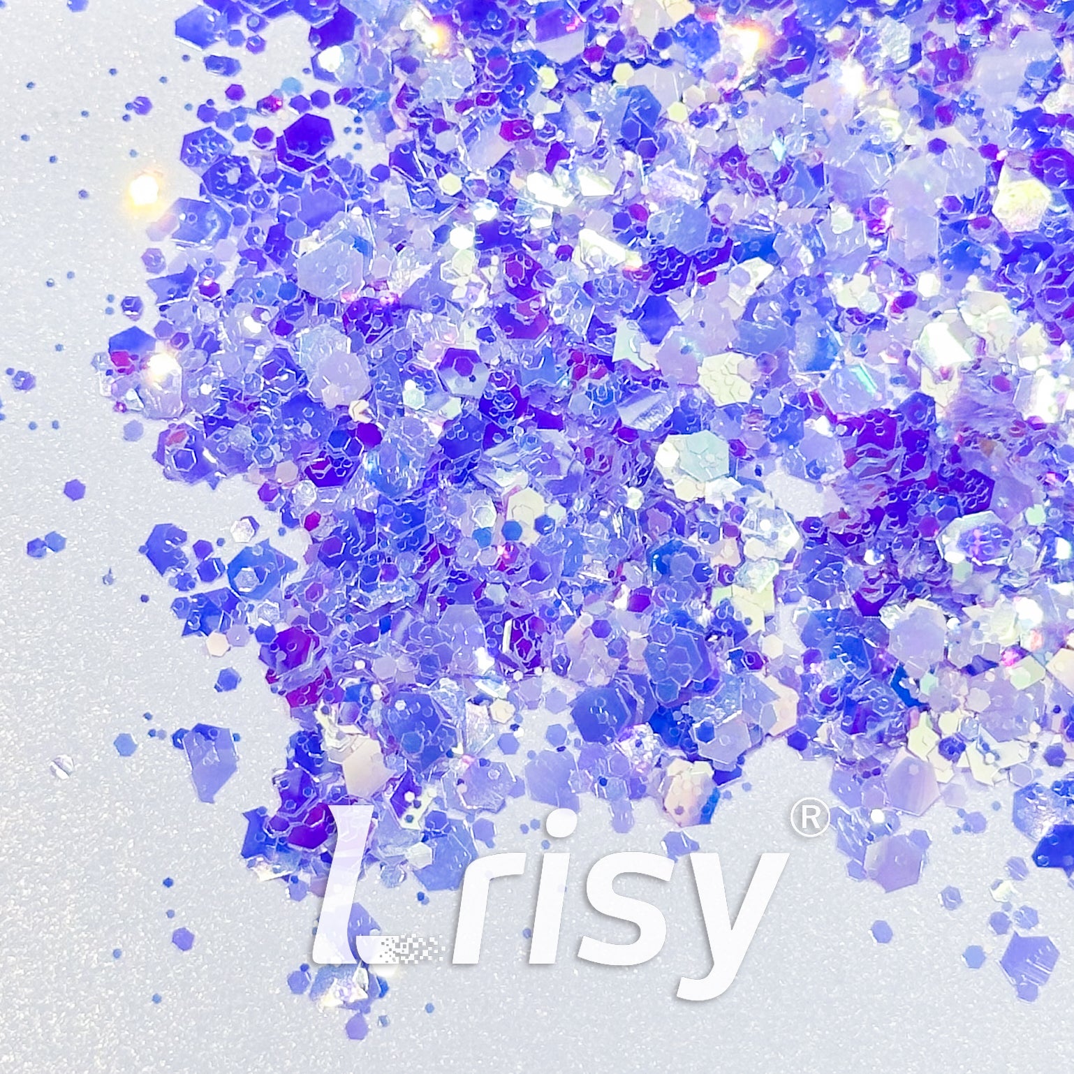 General Mixed High Brightness Iridescent Purple Glitter HB808