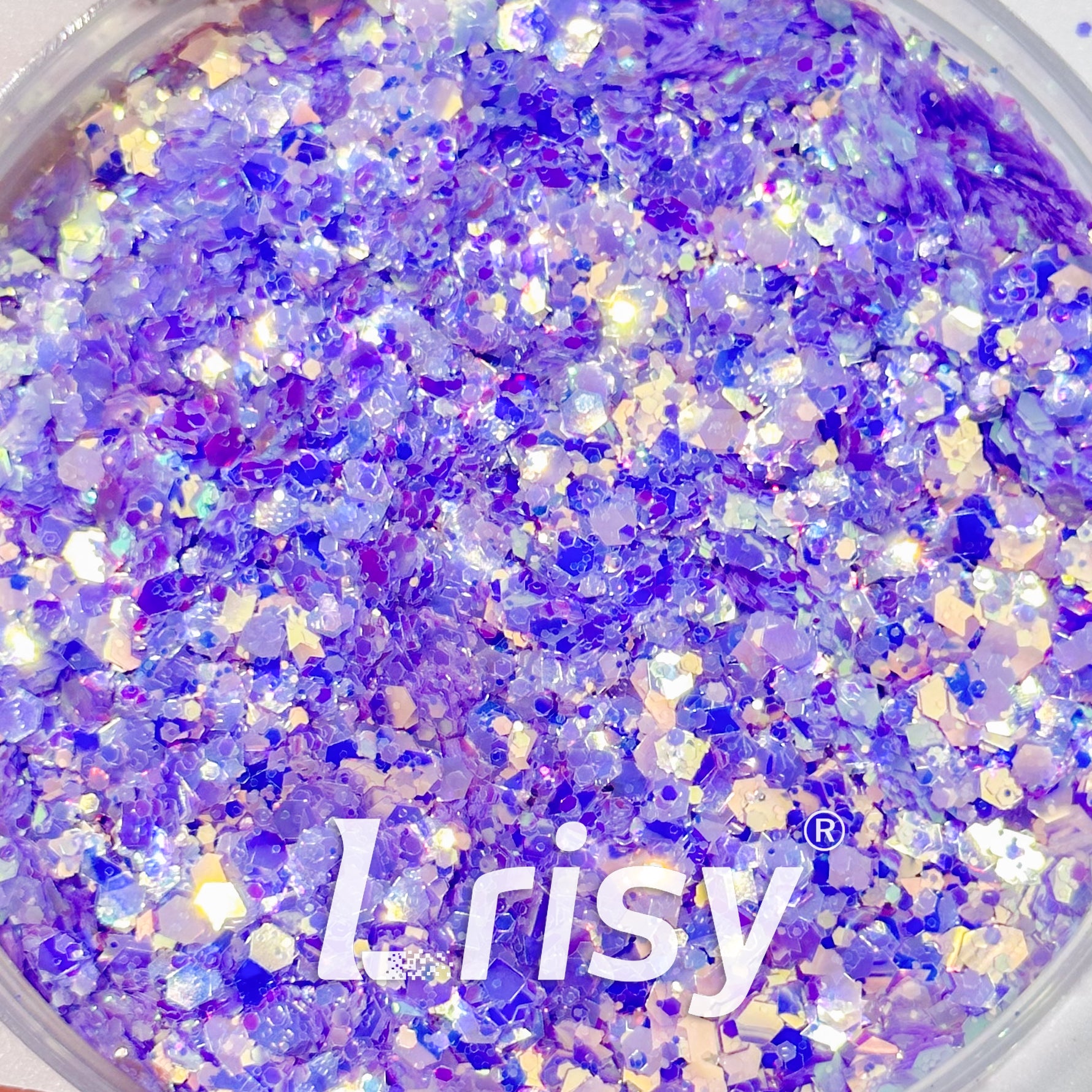 General Mixed High Brightness Iridescent Purple Glitter HB808