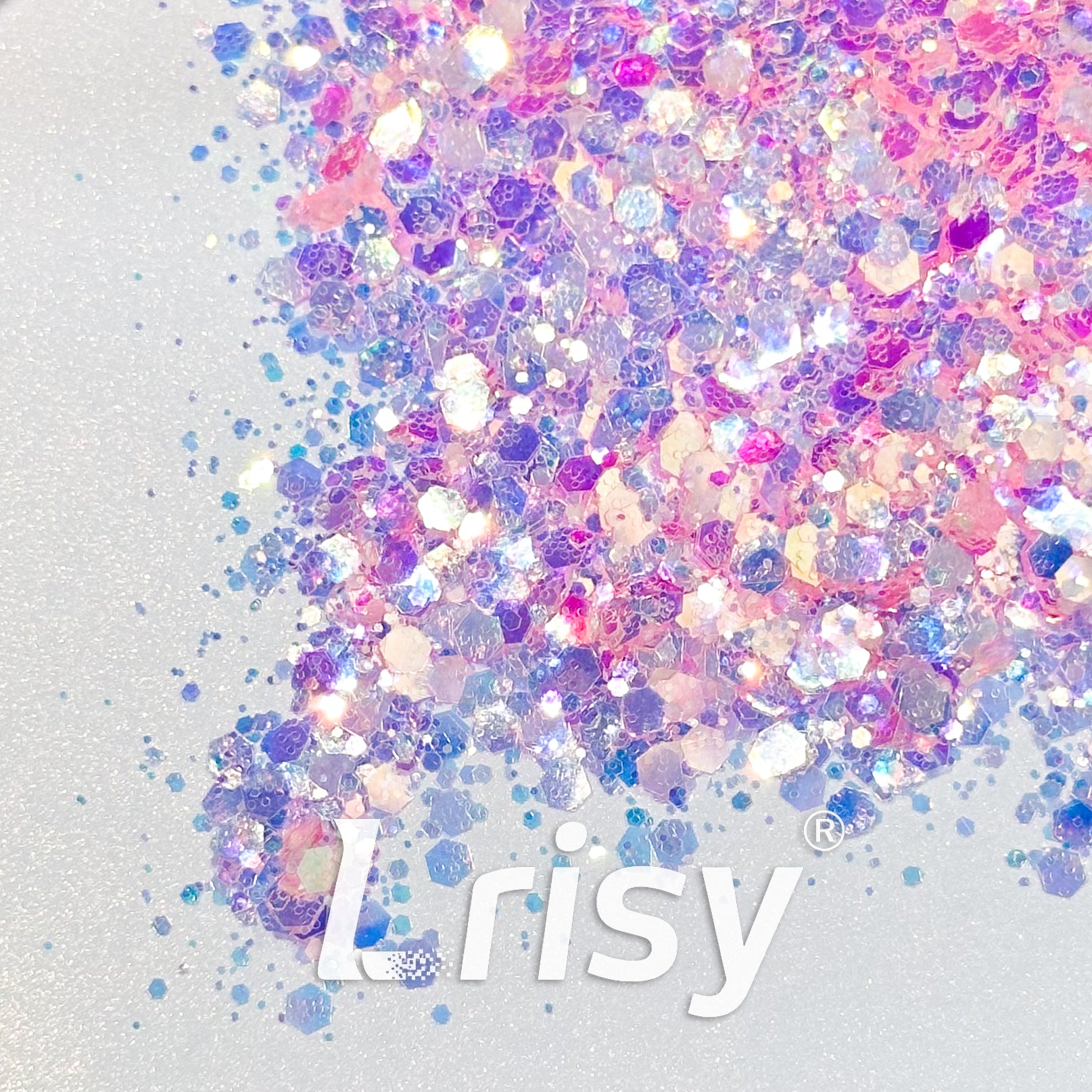 General Mixed High Brightness Iridescent Pink Glitter HB810
