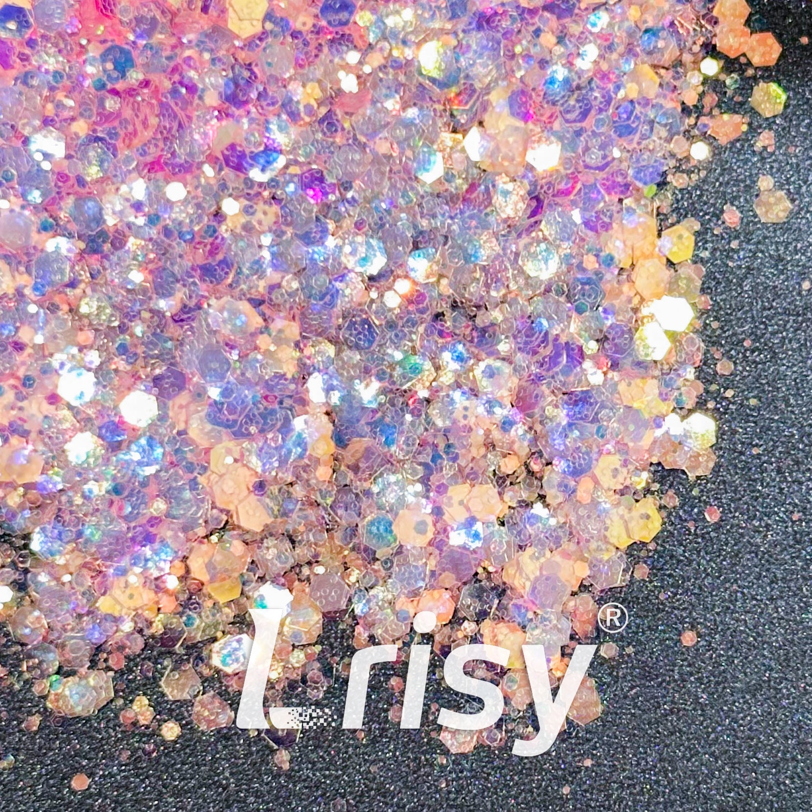 General Mixed High Brightness Iridescent Pink Glitter HB810
