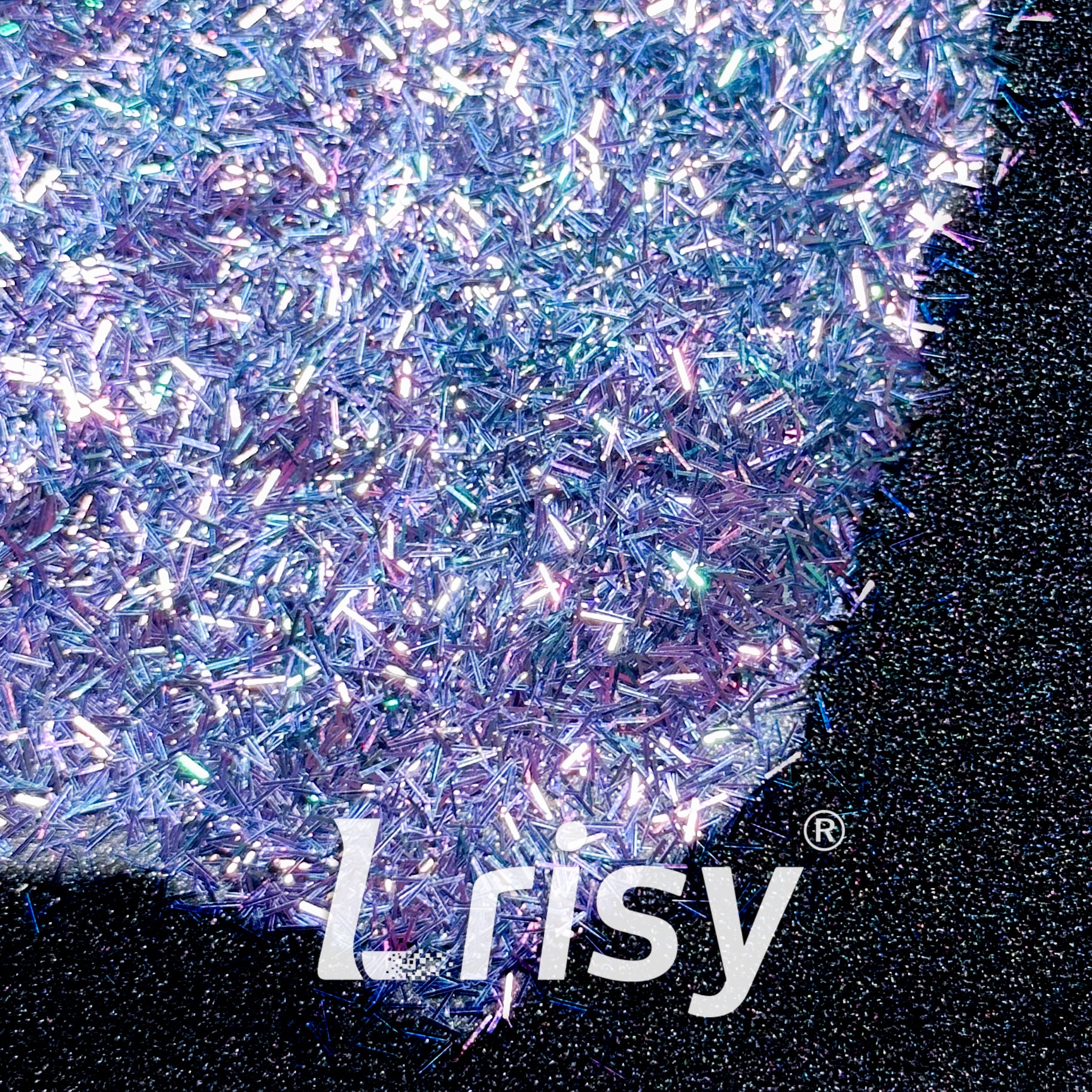 0.3x3.0mm Strip Shaped Phantom Blue Glitter C-BSL7140