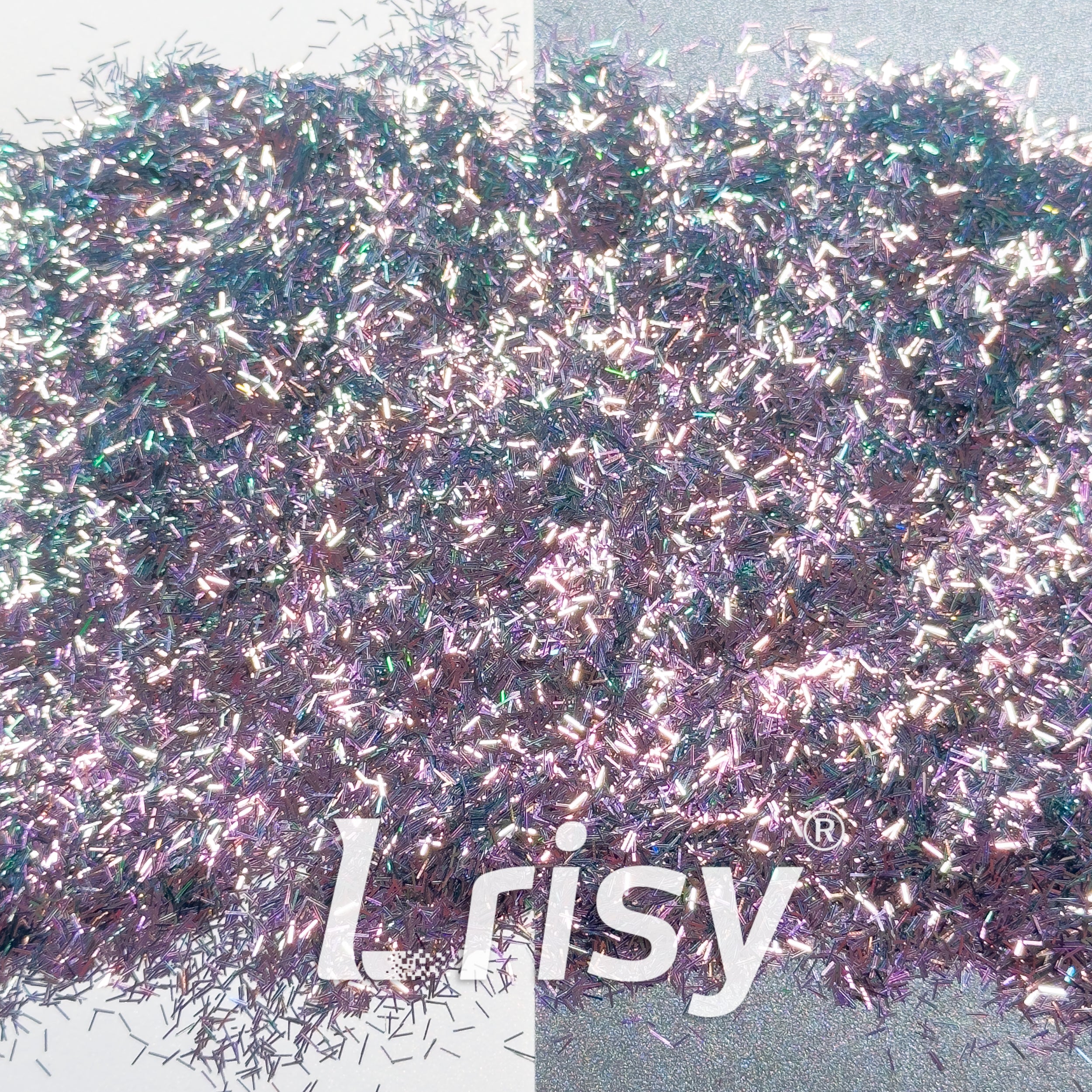 0.3x3.0mm Strip Shaped Phantom Purple Glitter C-BSL7150