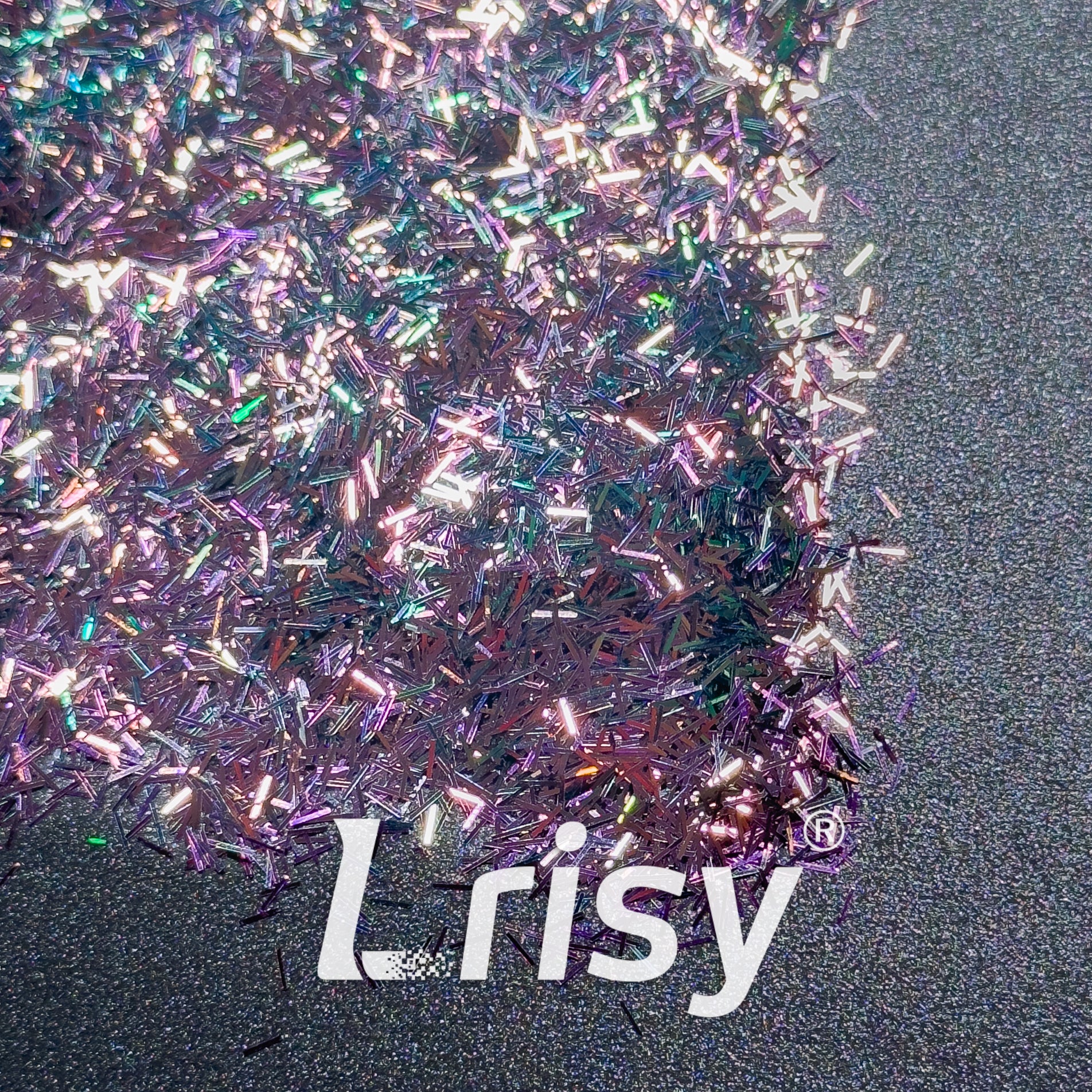 0.3x3.0mm Strip Shaped Phantom Purple Glitter C-BSL7150