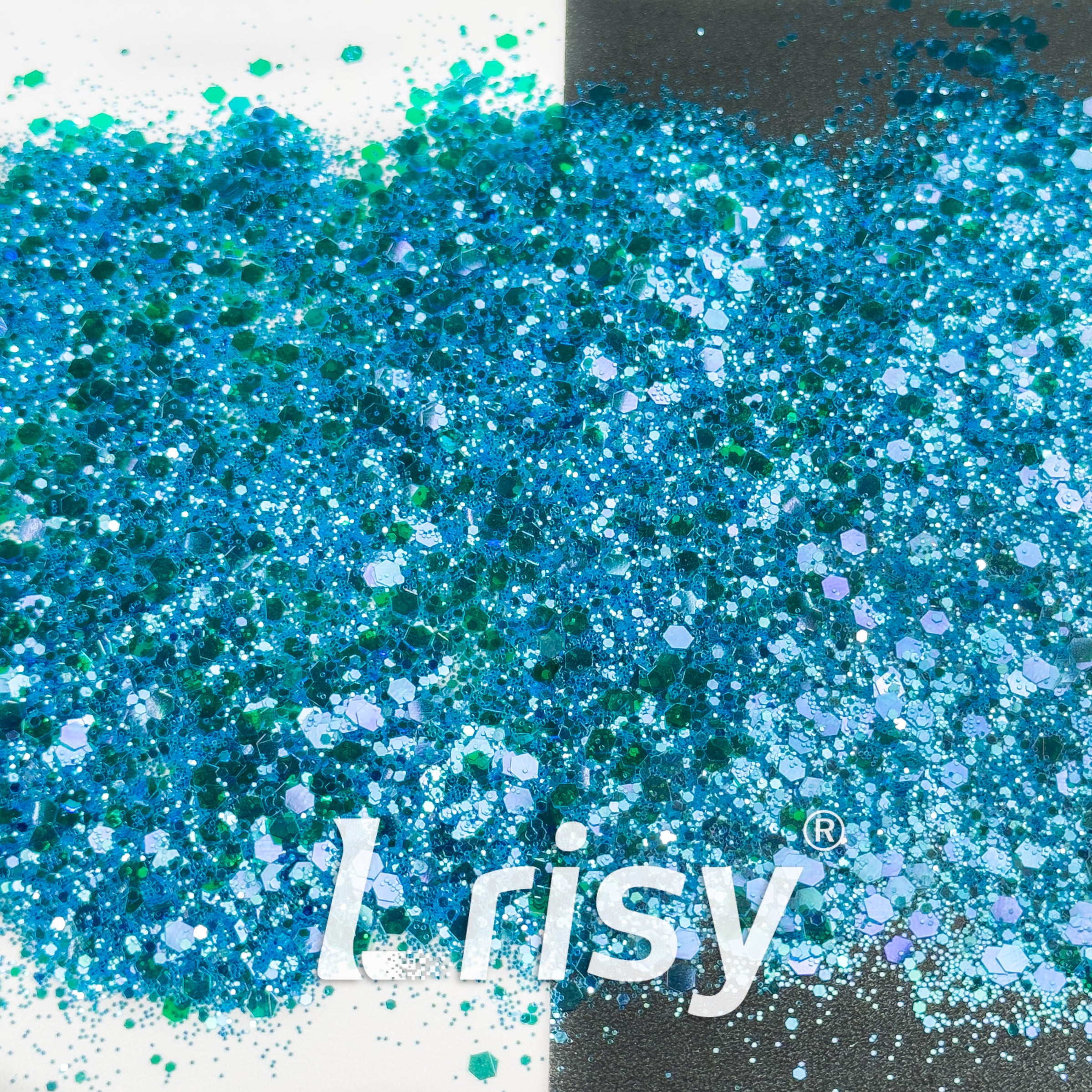 General Mixed High Brightness Blue Glitter HX5505