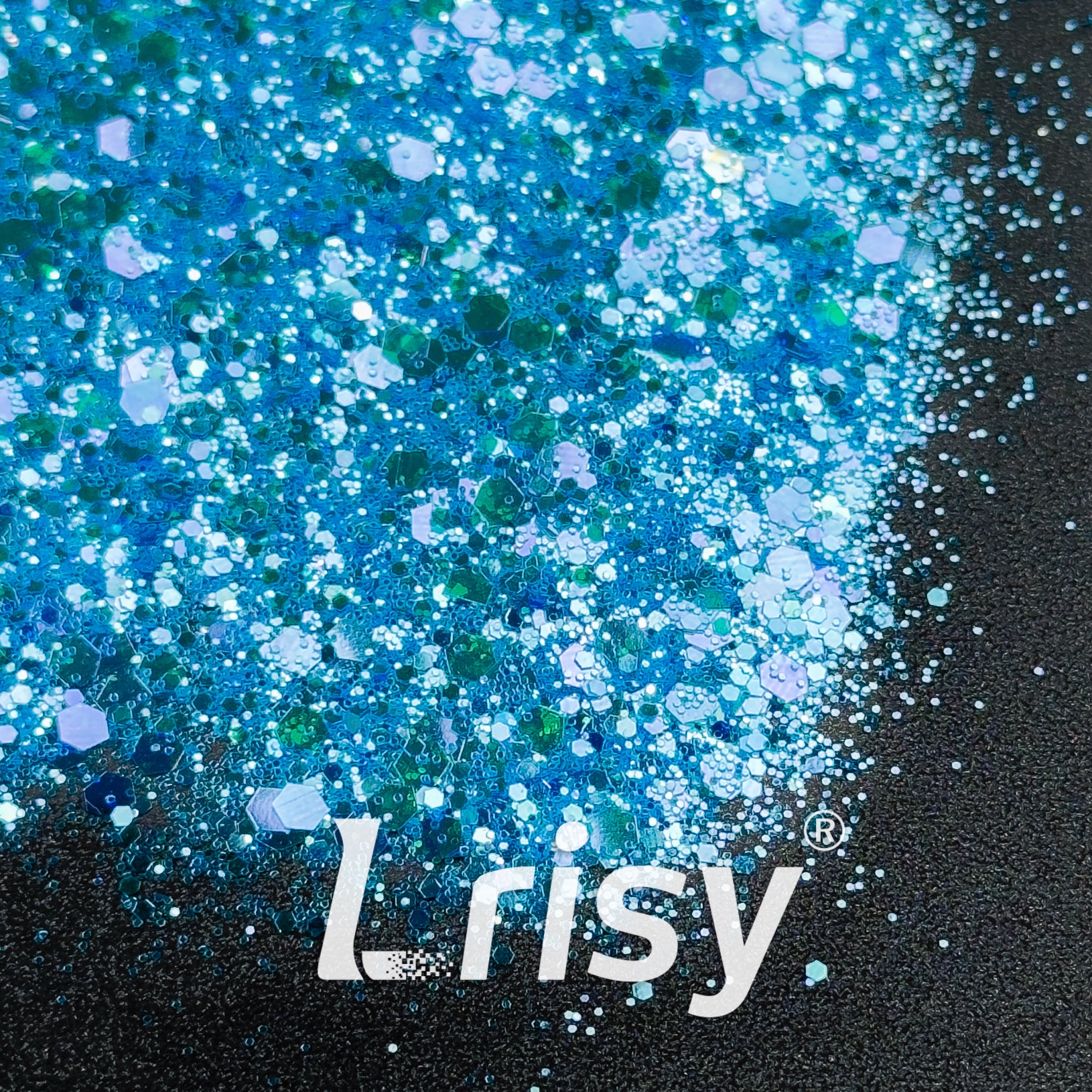 General Mixed High Brightness Blue Glitter HX5505
