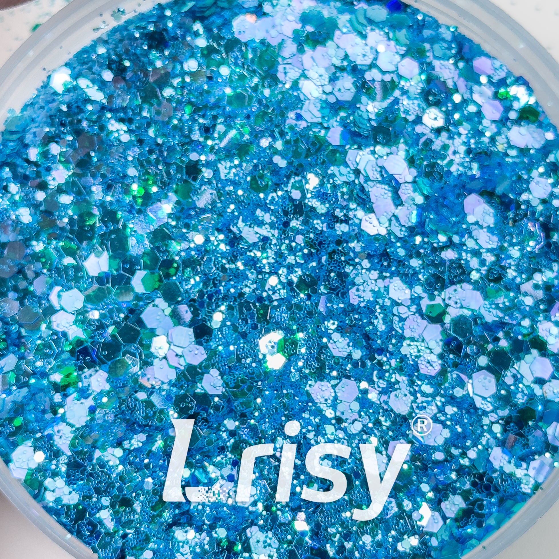 General Mixed High Brightness Blue Glitter HX5505