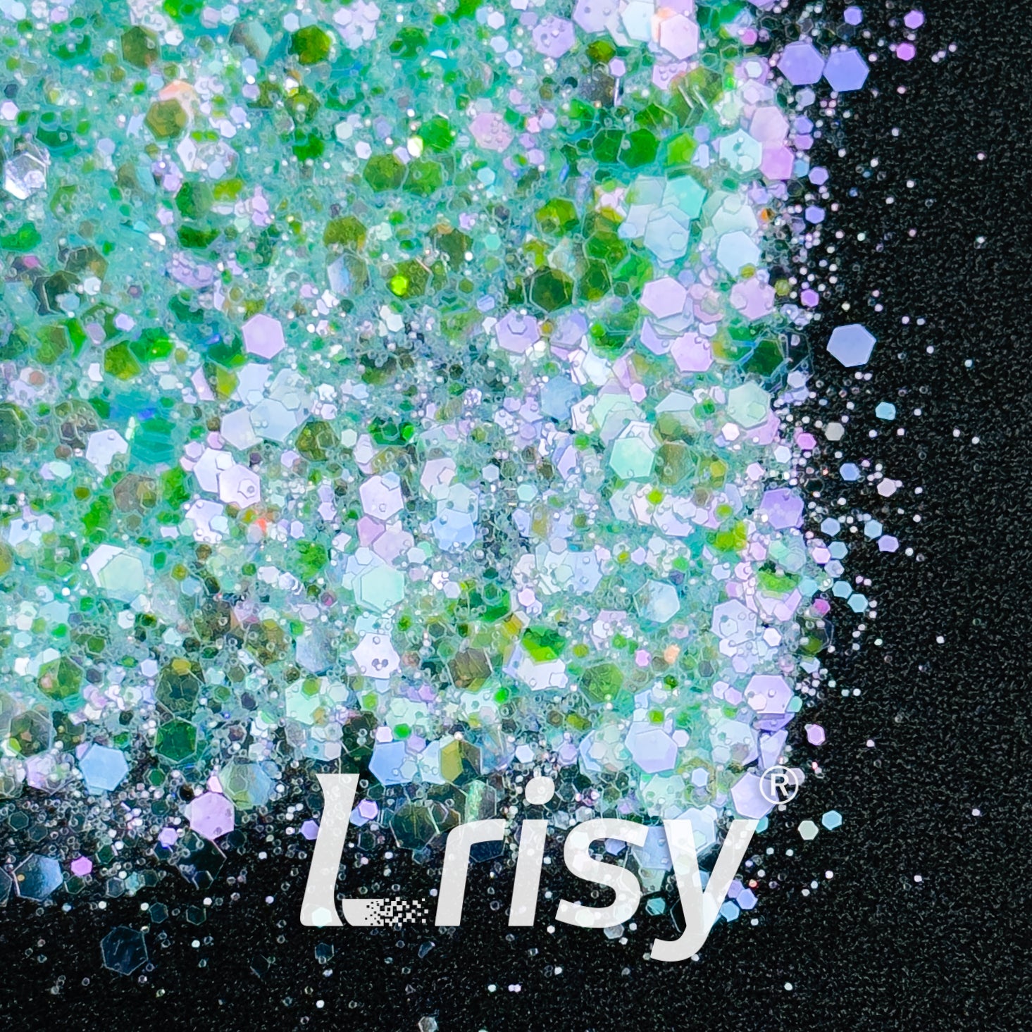 General Mixed High Brightness Mint Green Glitter HX4108